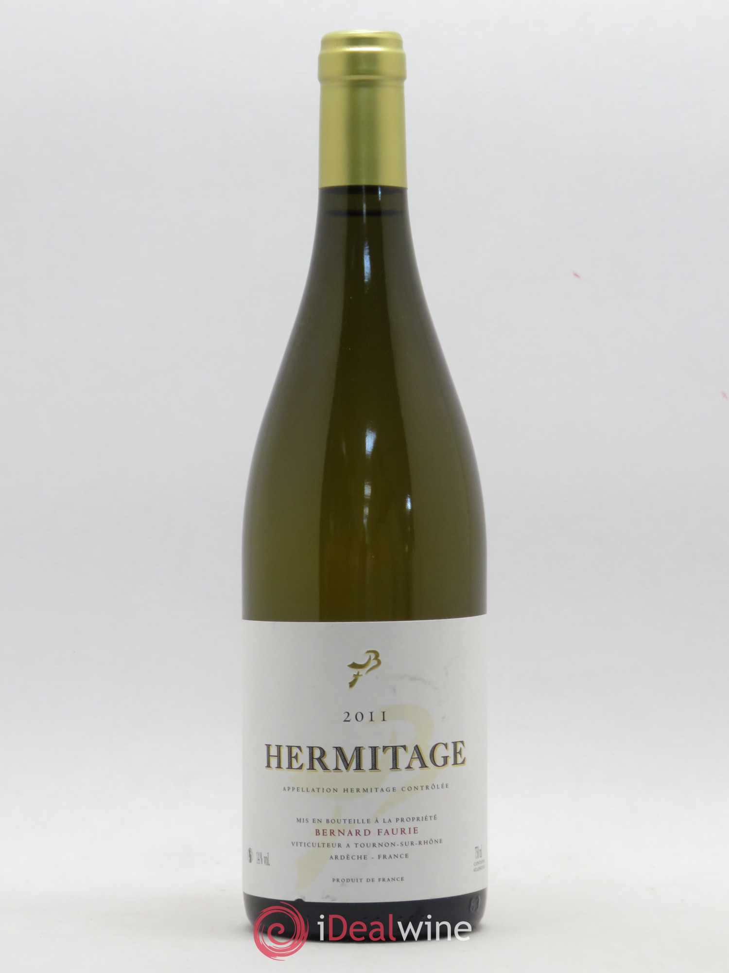 Hermitage Bernard Faurie 2011 - Lot de 1 bouteille - 0