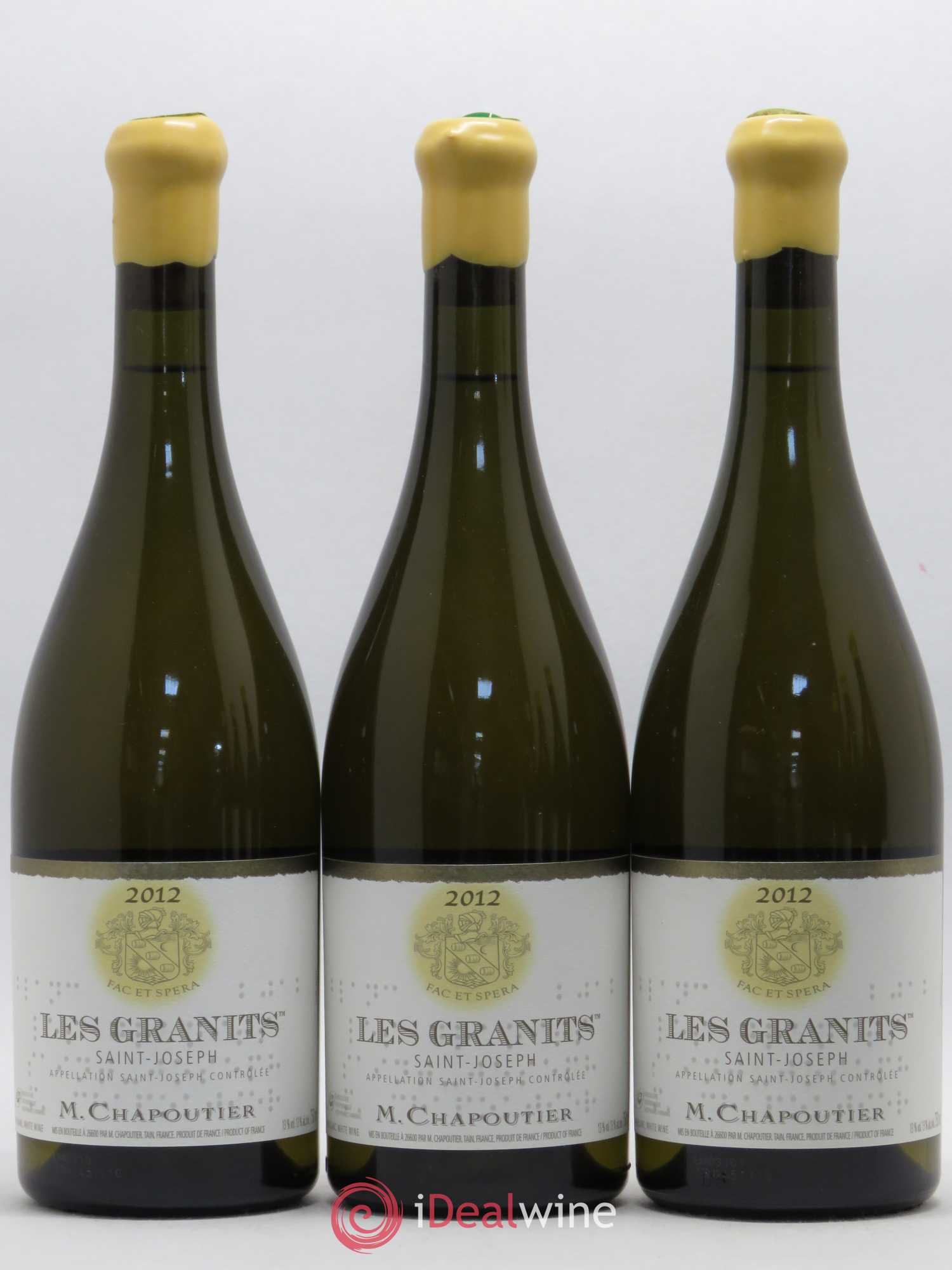 Saint-Joseph Les Granits Chapoutier 2012 - Lot de 6 bouteilles - 1