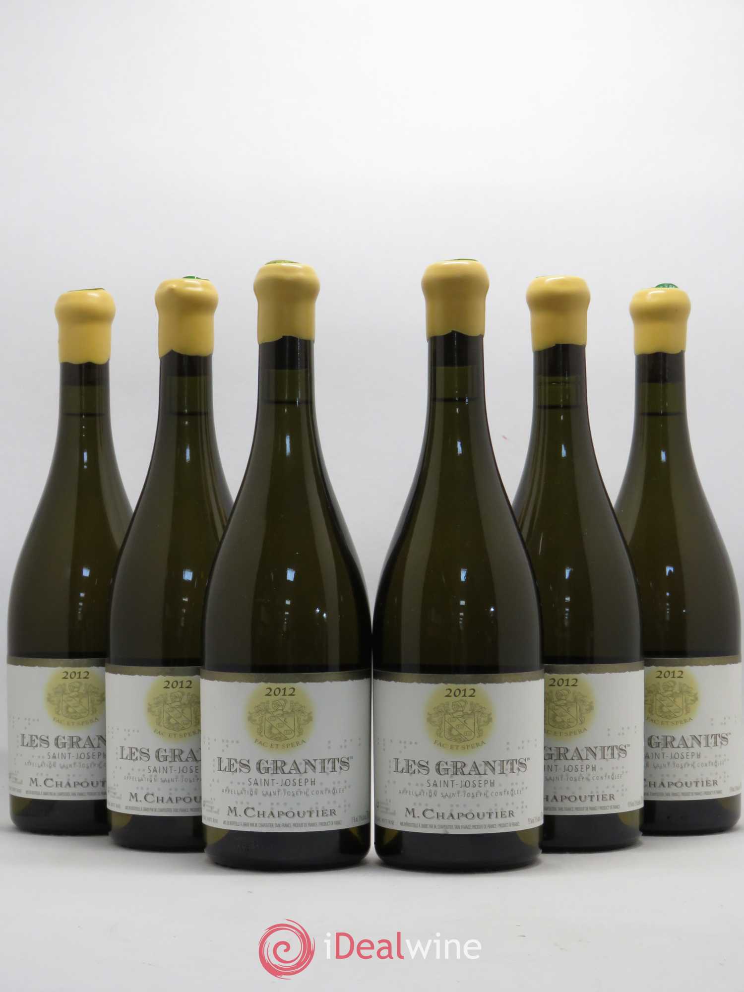 Saint-Joseph Les Granits Chapoutier 2012 - Lot de 6 bouteilles - 0