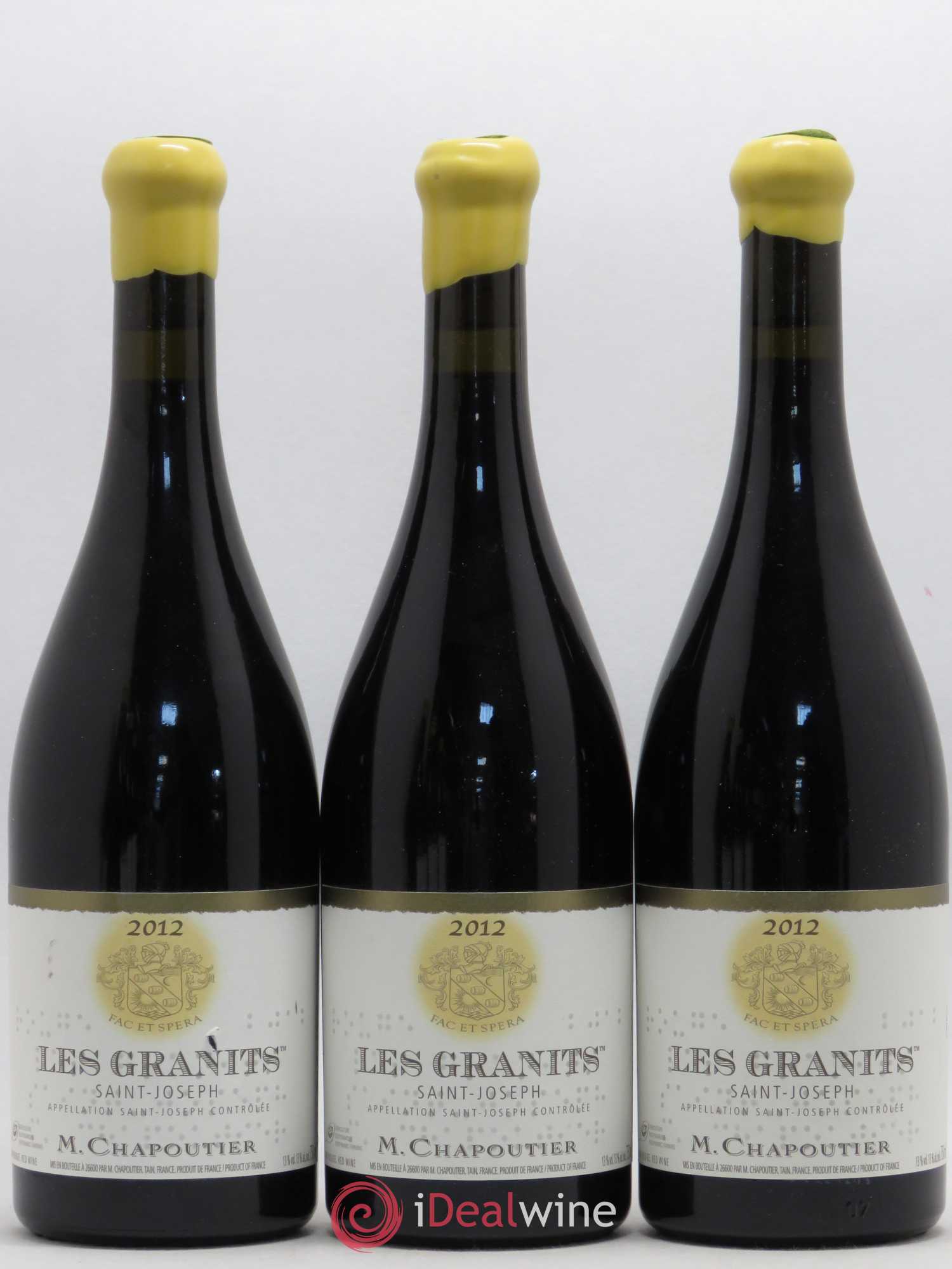 Saint-Joseph Les Granits Chapoutier 2012 - Lot de 6 bouteilles - 2