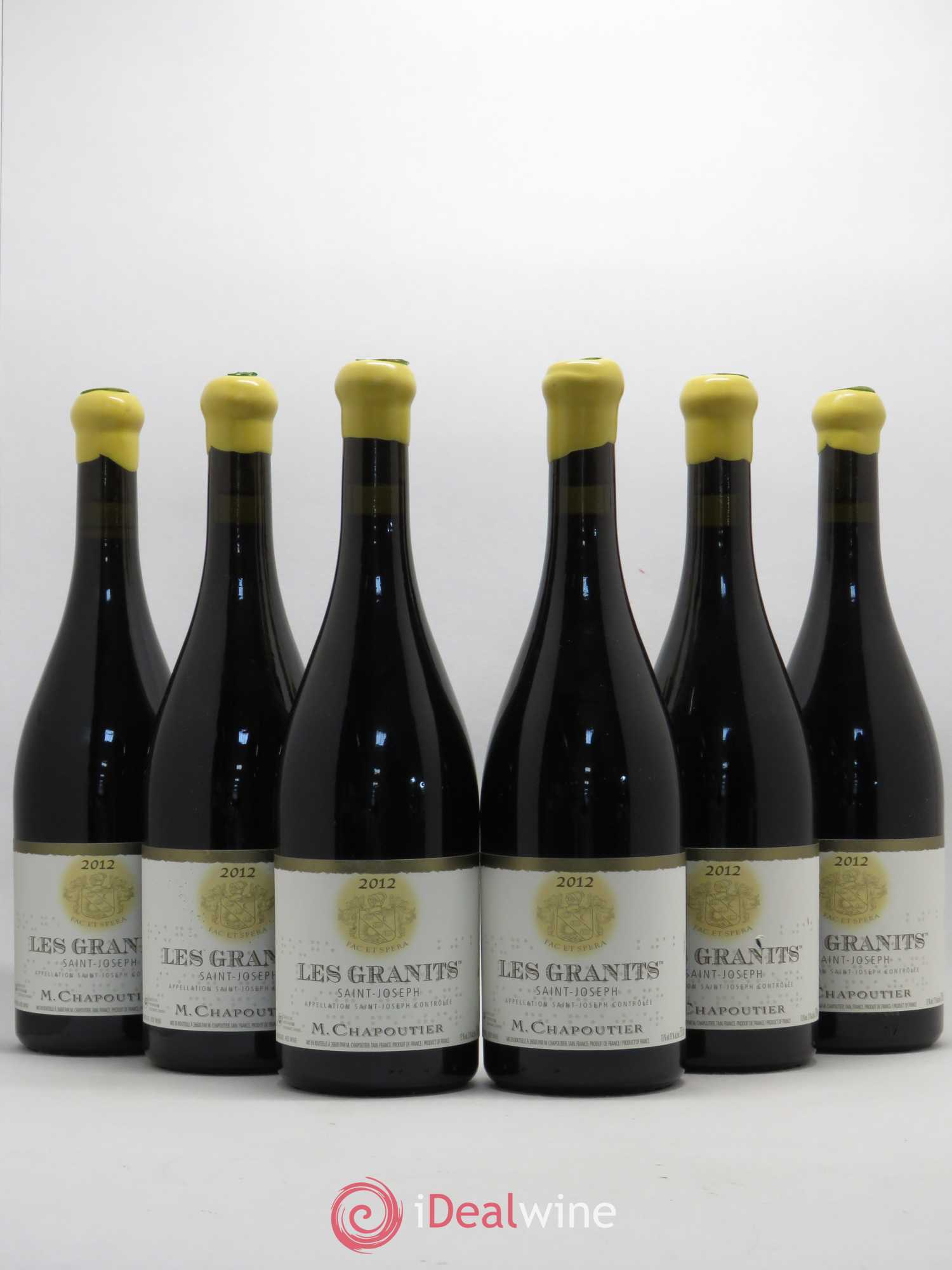 Saint-Joseph Les Granits Chapoutier 2012 - Lot de 6 bouteilles - 0