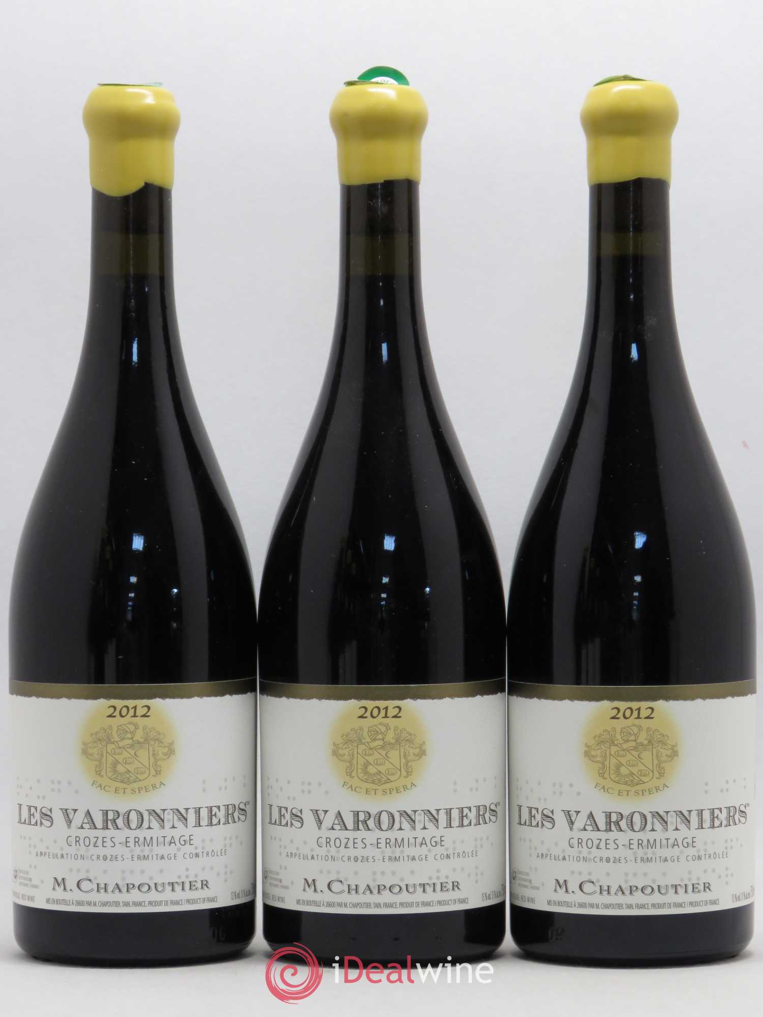 Crozes-Hermitage Les Varonniers Chapoutier 2012 - Lot de 6 bouteilles - 2