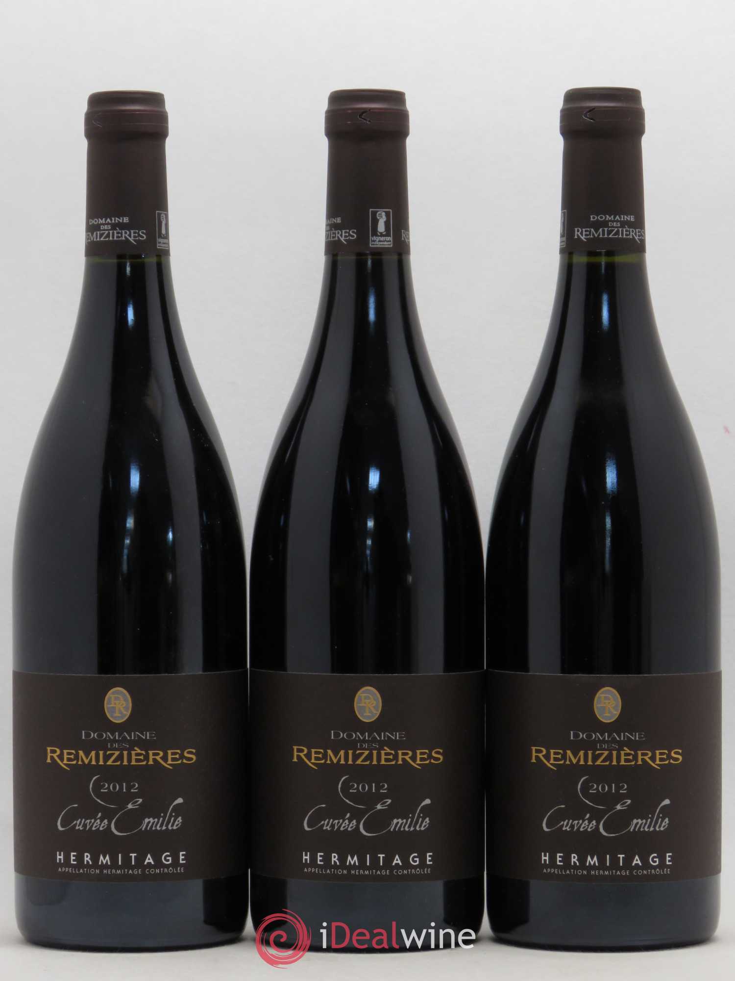 Hermitage Cuvée Emilie Rémizières (Domaine des) 2012 - Lot de 3 bouteilles - 0