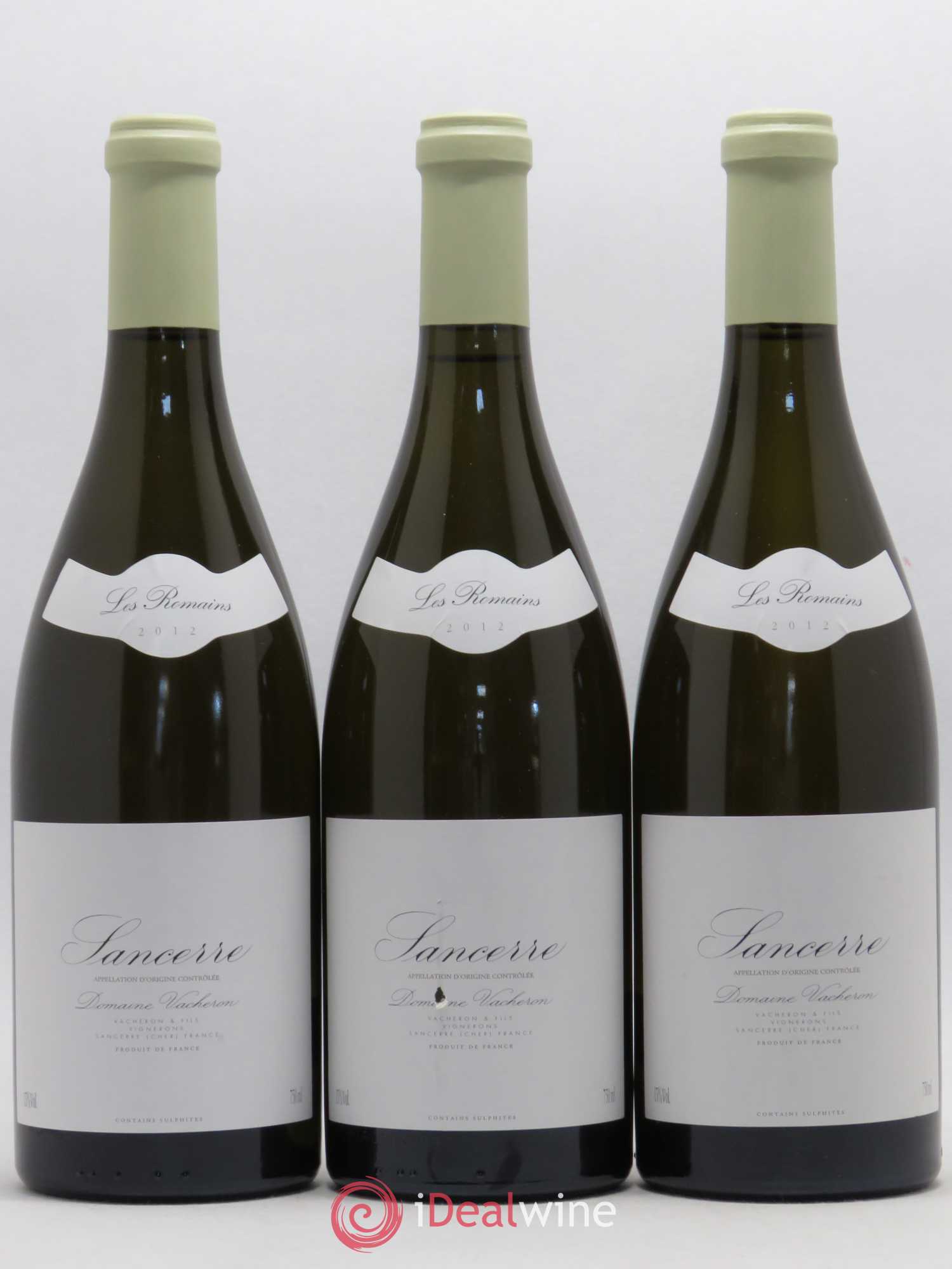 Sancerre Les Romains Domaine Vacheron et Fils 2012 - Lot de 3 bouteilles - 0