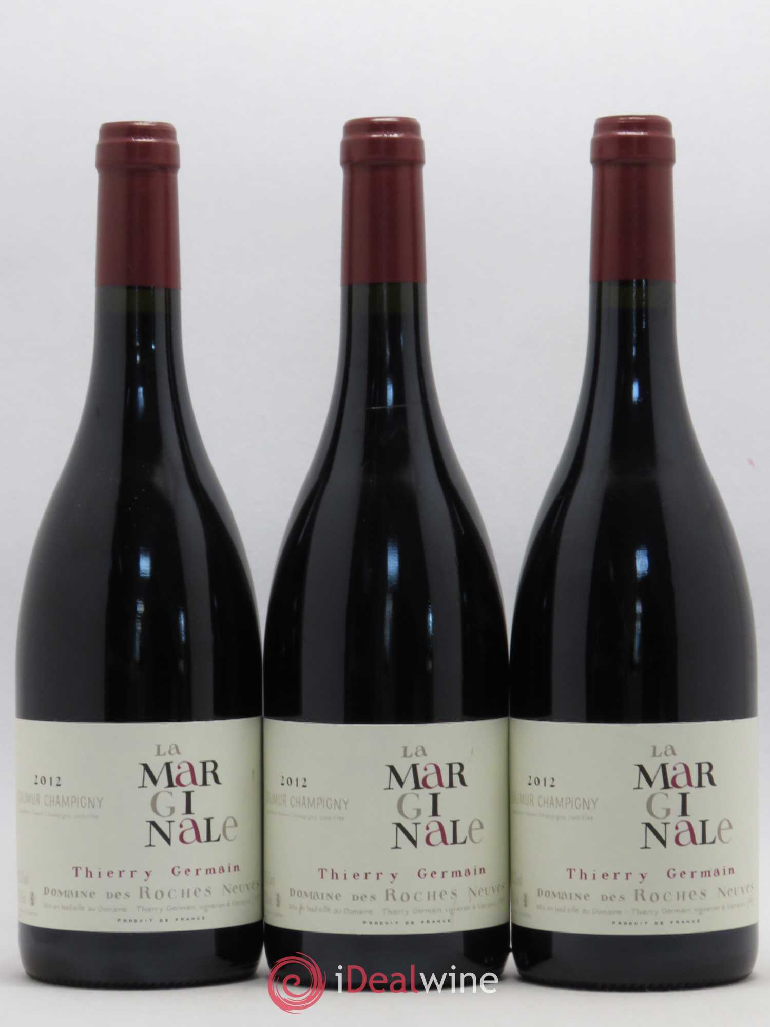 Saumur-Champigny La Marginale Domaine des Roches Neuves - Thierry Germain 2012 - Lot de 3 bouteilles - 0