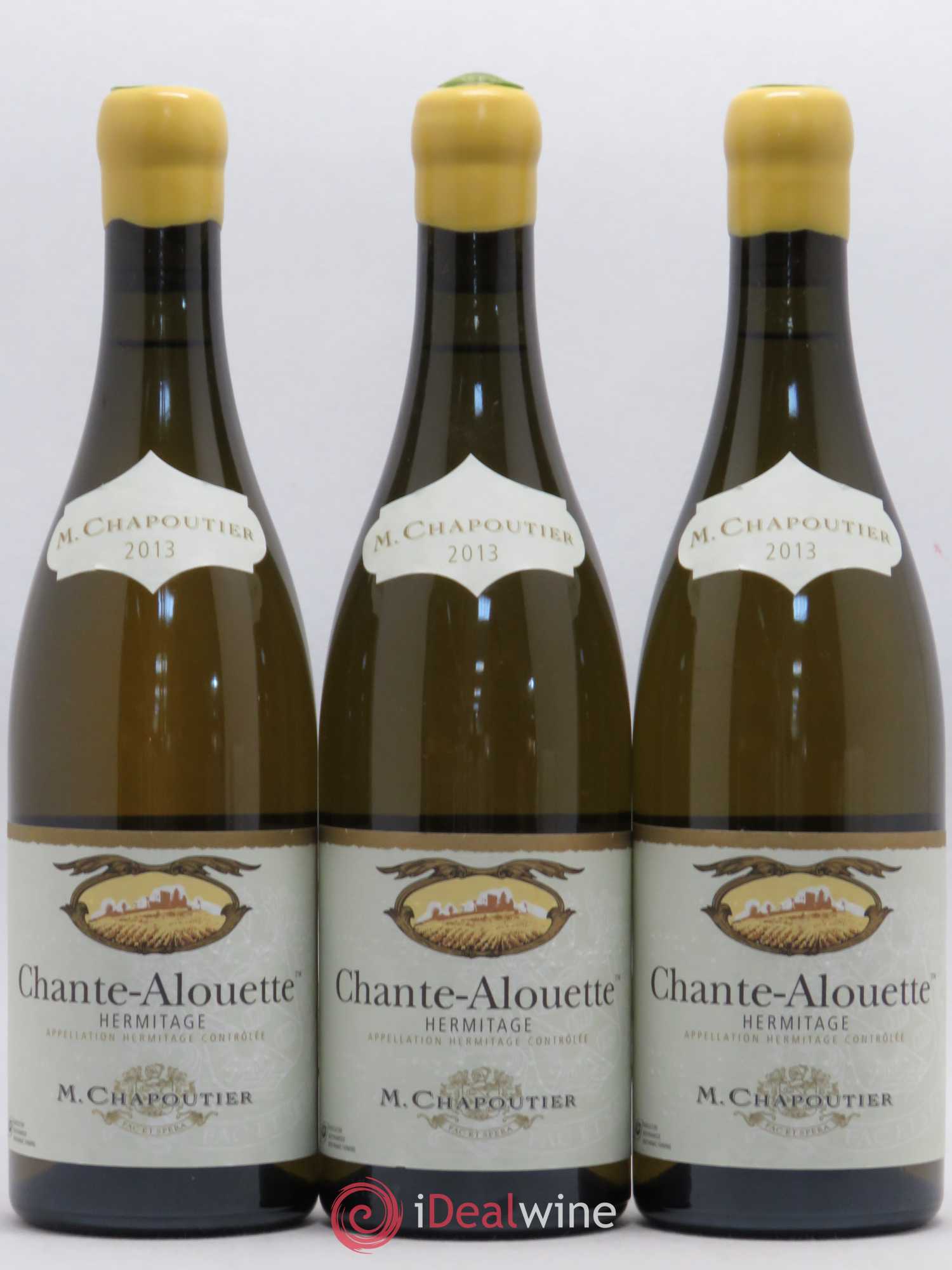 Hermitage Chante Alouette Chapoutier 2013 - Lot de 3 bouteilles - 0