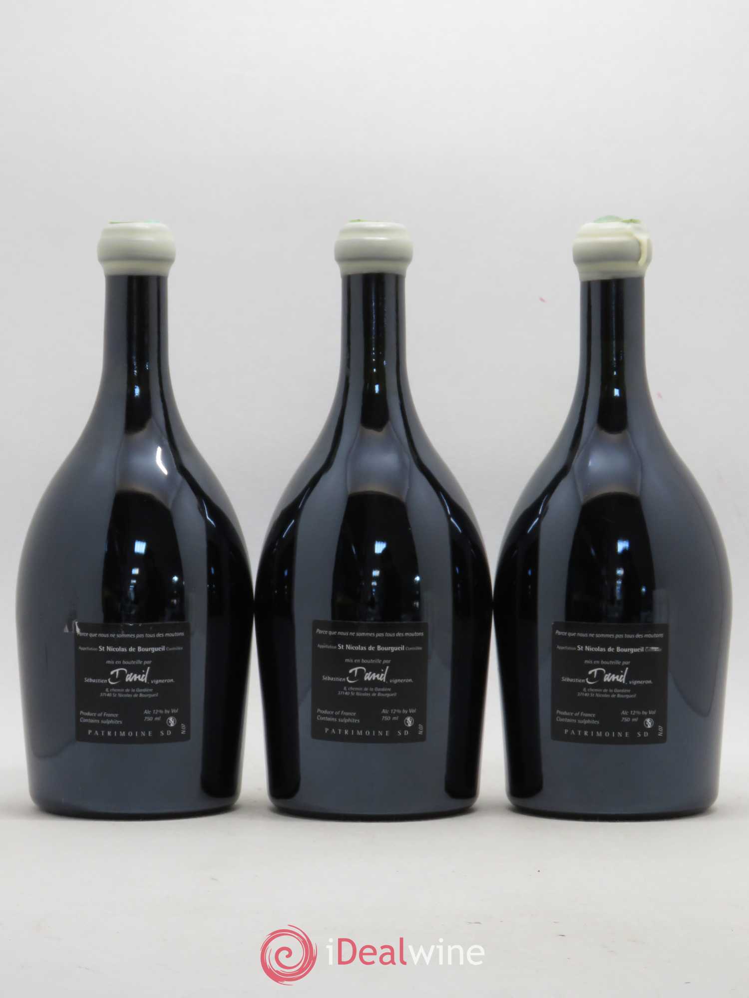 Saint-Nicolas de Bourgueil Coef Domaine Sébastien David 2013 - Lot de 3 bouteilles - 1
