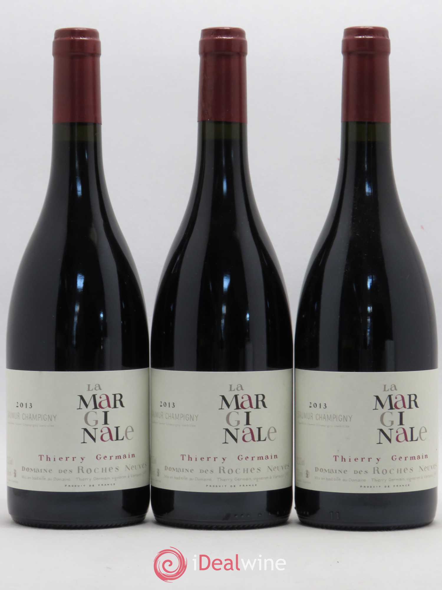Saumur-Champigny La Marginale Domaine des Roches Neuves - Thierry Germain 2013 - Lot de 3 bouteilles - 0