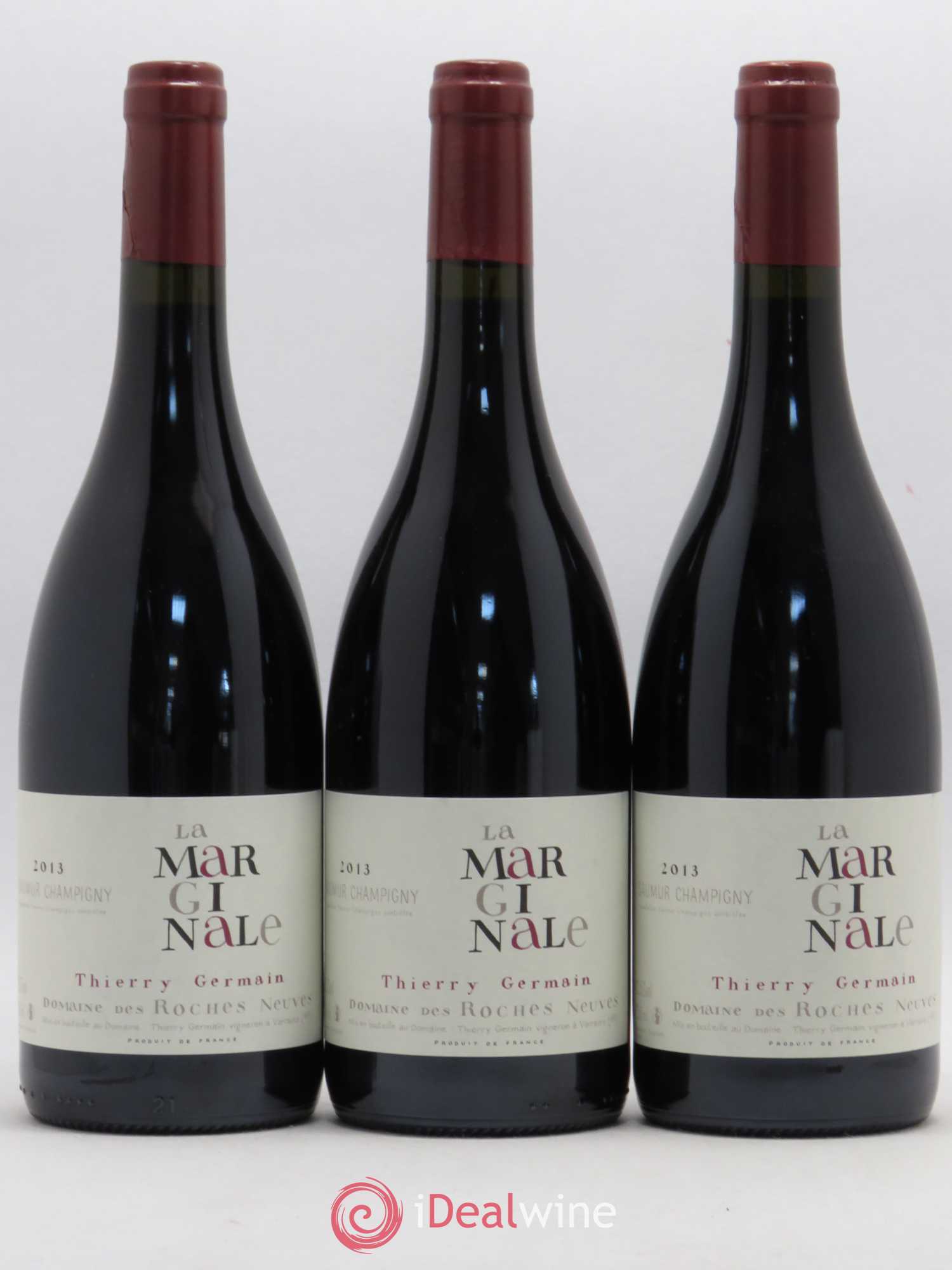 Saumur-Champigny La Marginale Domaine des Roches Neuves - Thierry Germain 2013 - Lot de 3 bouteilles - 0