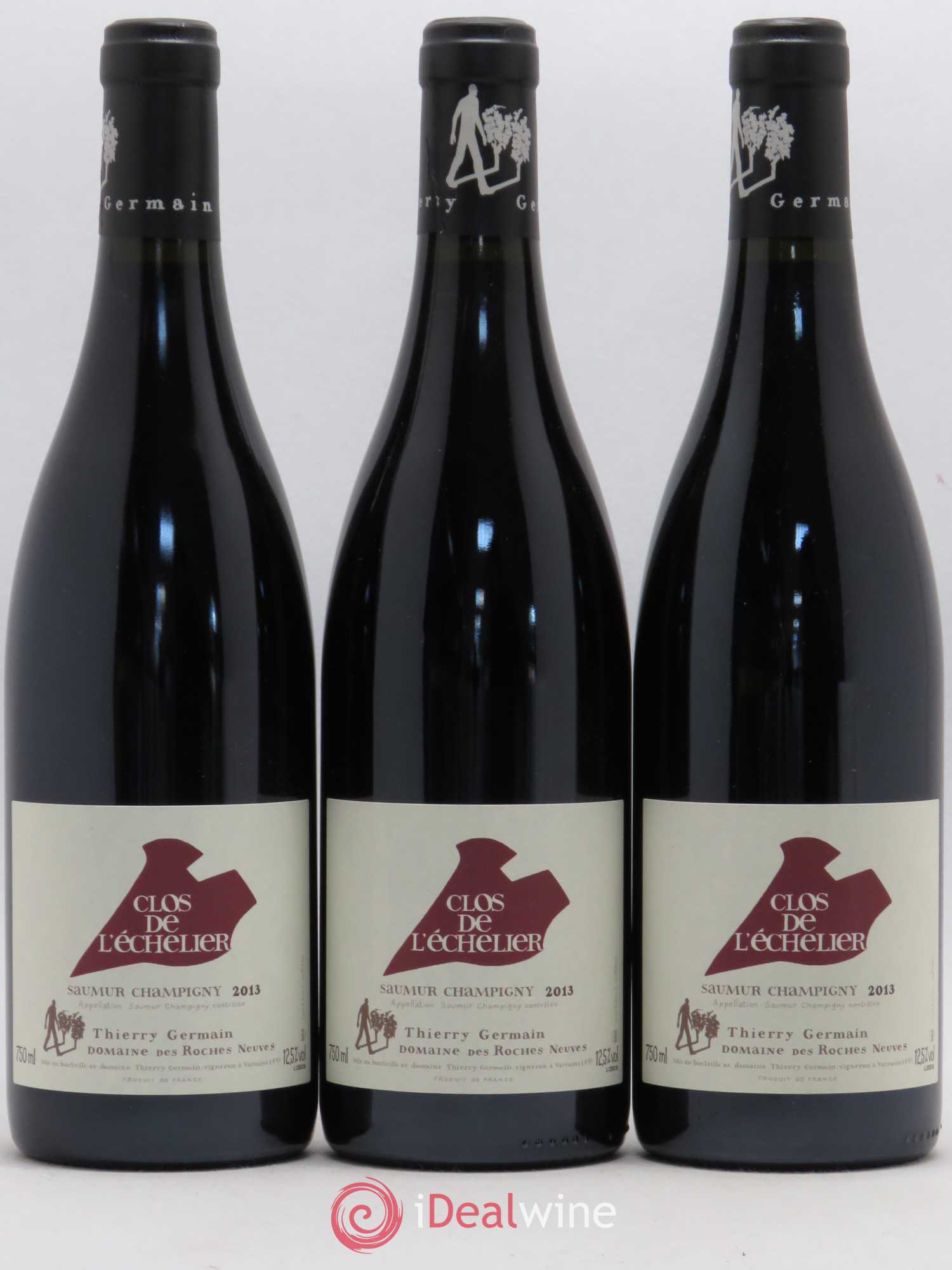 Saumur-Champigny Clos de l'Echelier Domaine des Roches Neuves - Thierry Germain 2013 - Lot de 3 bouteilles - 0