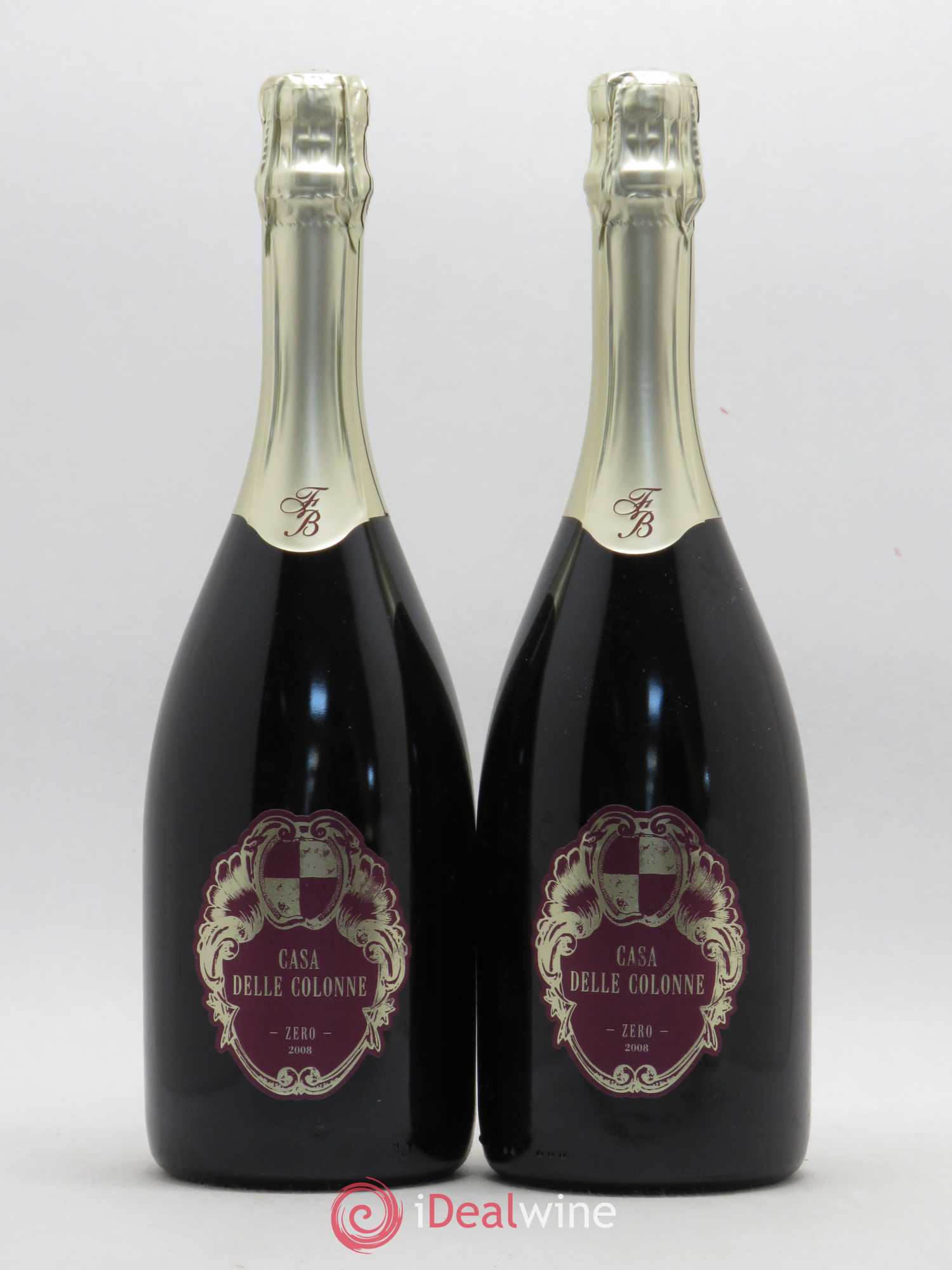 Italie Franciacorta Fratelli Berlucchi Casa della Colonne Dosaggio Zero Riserva (sans prix de réserve) 2008 - Posten von 2 Flaschen - 0