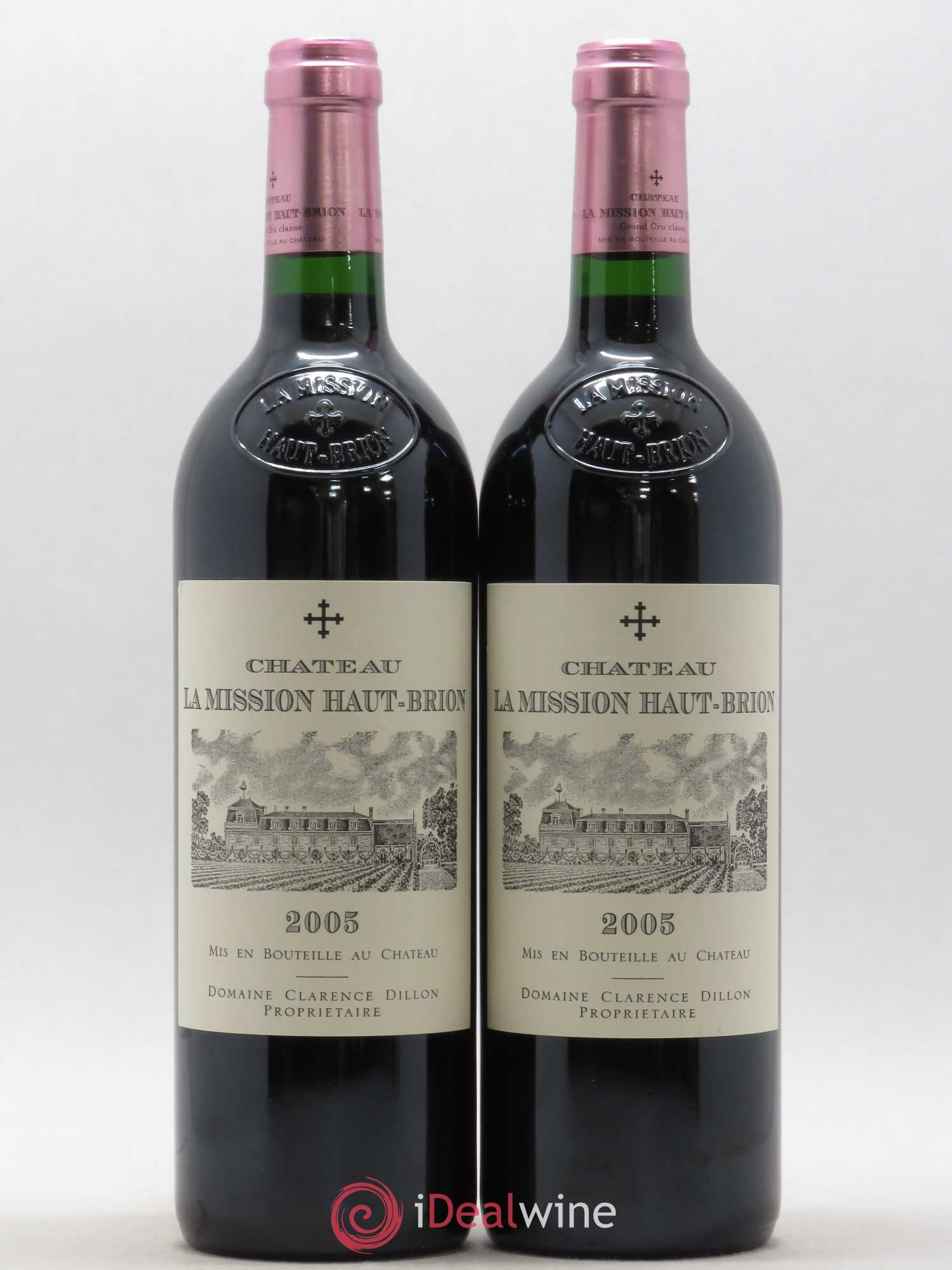 Château la Mission Haut-Brion Cru Classé de Graves 2005 - Lot de 2 bouteilles - 0