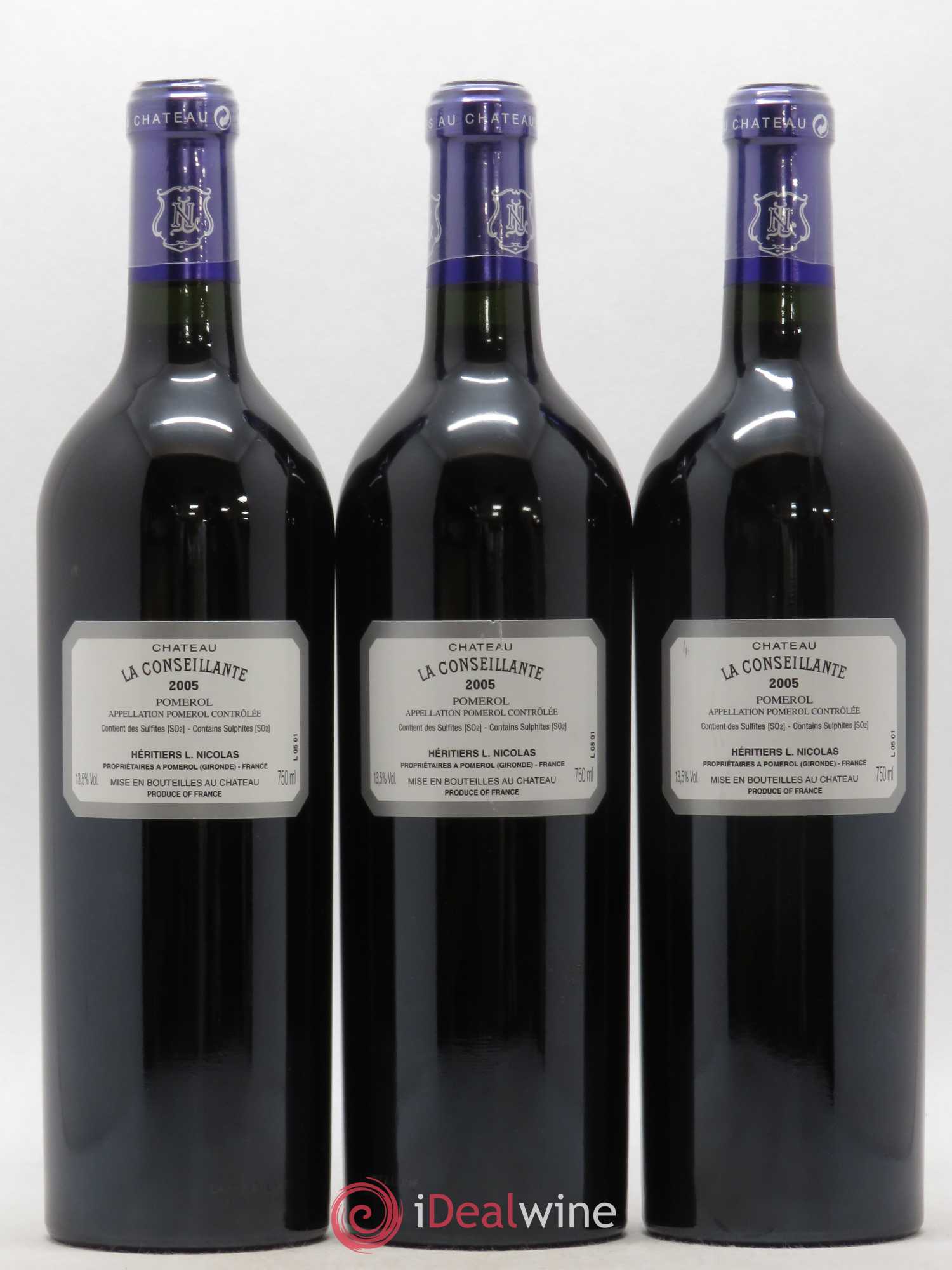 Château la Conseillante 2005 - Lot de 6 bouteilles - 2