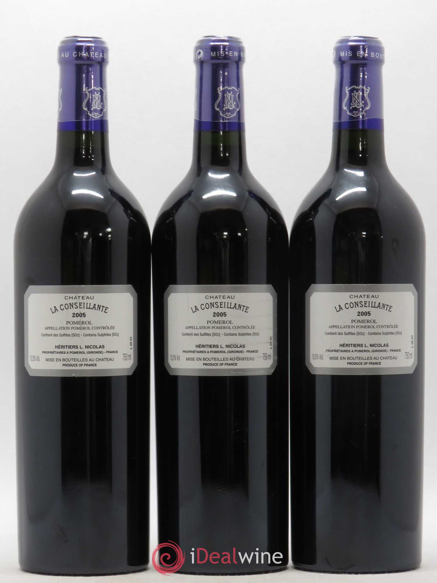 Château la Conseillante 2005 - Lot de 6 bouteilles - 4