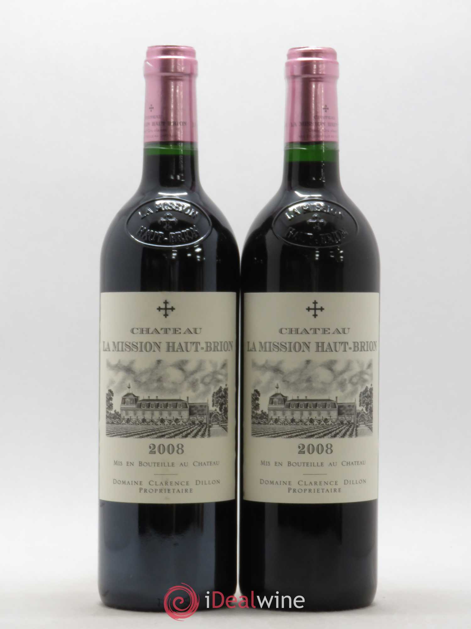 Château la Mission Haut-Brion Cru Classé de Graves 2008 - Lot de 2 bouteilles - 0