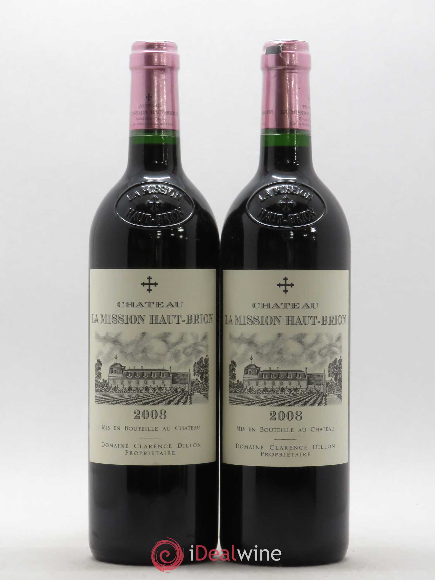Château la Mission Haut-Brion Cru Classé de Graves 2008 - Lot de 2 bouteilles - 0