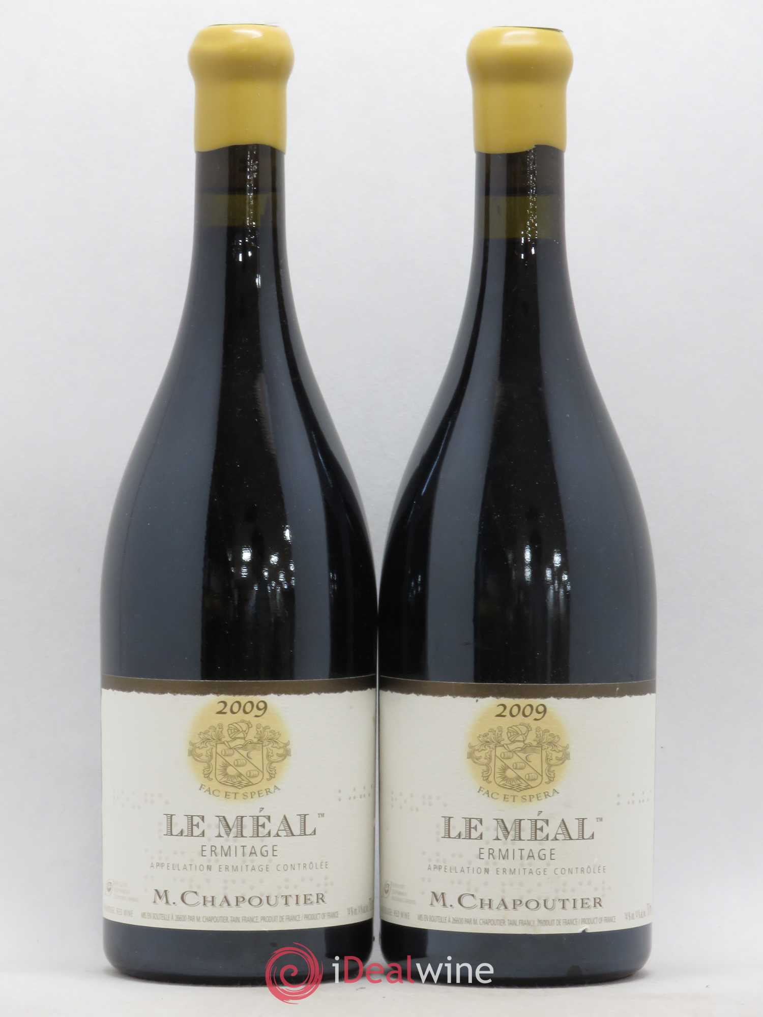 Hermitage Ermitage Le Méal Chapoutier 2009 - Lot de 2 bouteilles - 0