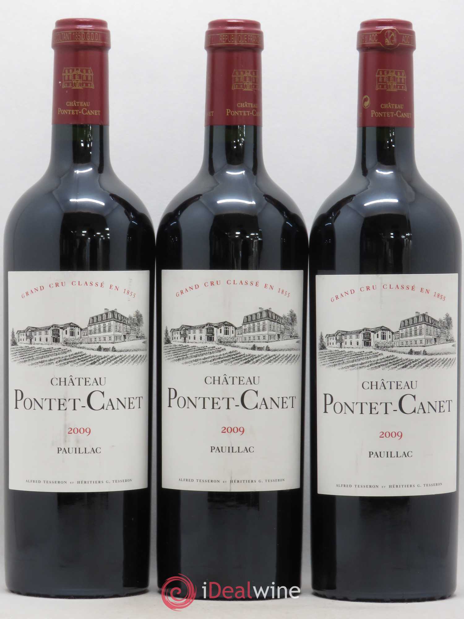 Château Pontet Canet 5ème Grand Cru Classé 2009 - Lot de 6 bouteilles - 3