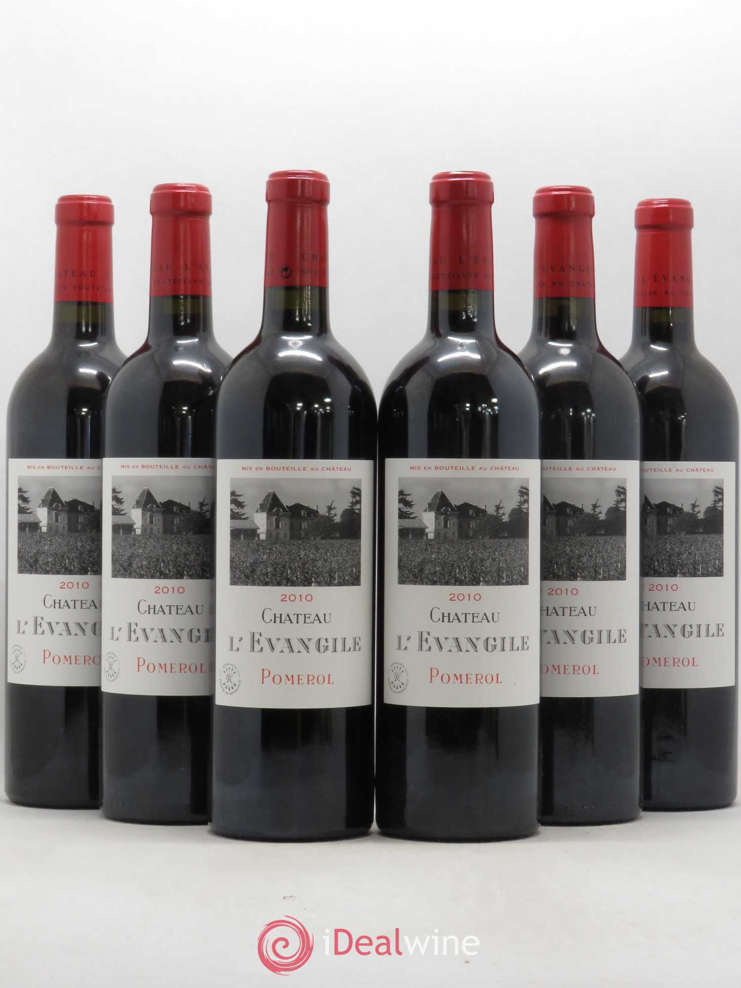 Château l' Évangile 2010 - Lot de 6 bouteilles - 0