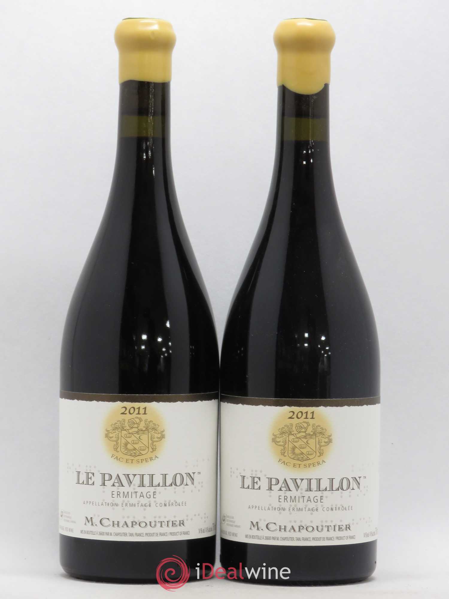 Hermitage Ermitage Le Pavillon Chapoutier 2011 - Lot de 2 bouteilles - 0