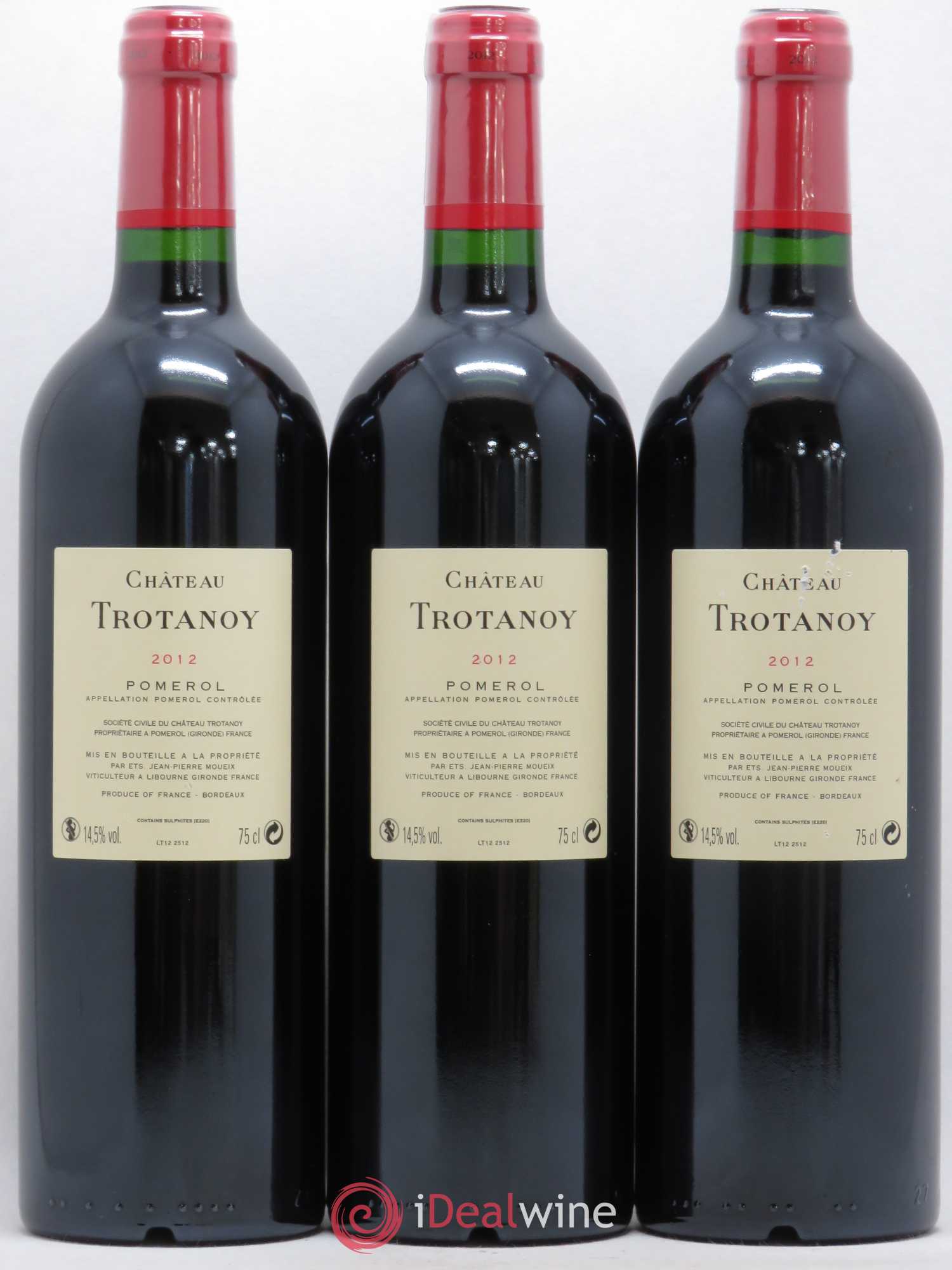 Château Trotanoy 2012 - Lot de 6 bouteilles - 4