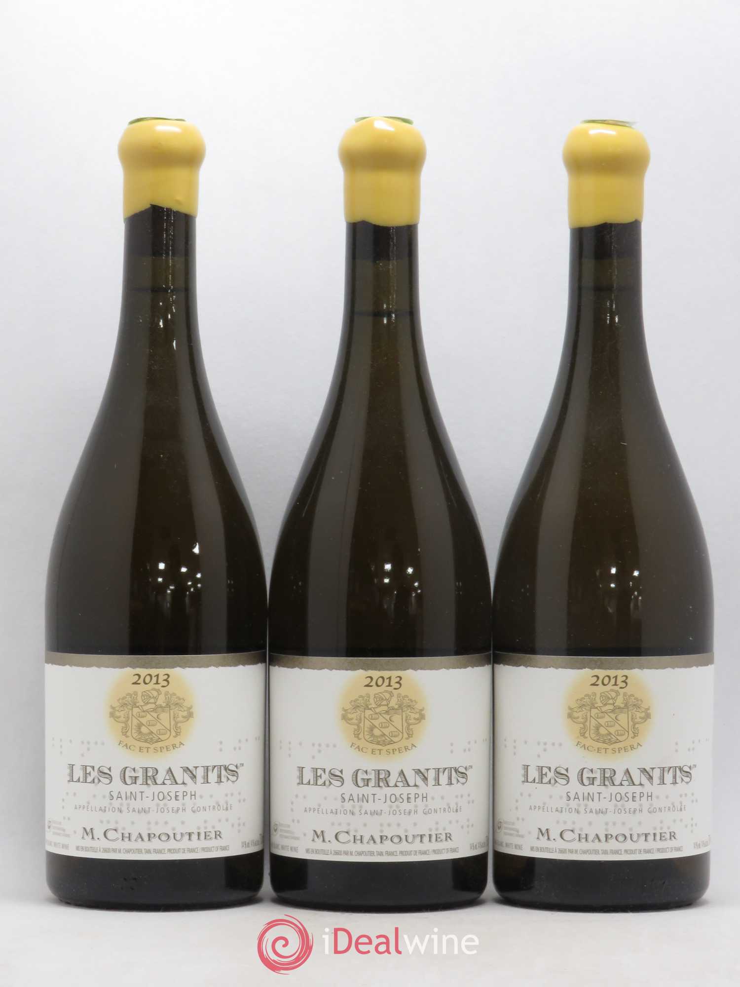 Saint-Joseph Les Granits Chapoutier 2013 - Lot de 3 bouteilles - 0