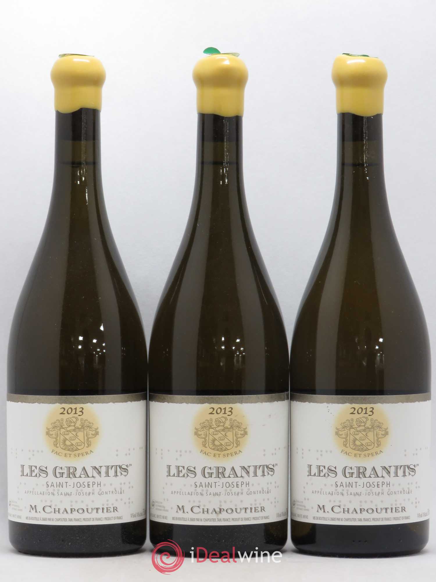 Saint-Joseph Les Granits Chapoutier 2013 - Lot de 3 bouteilles - 0