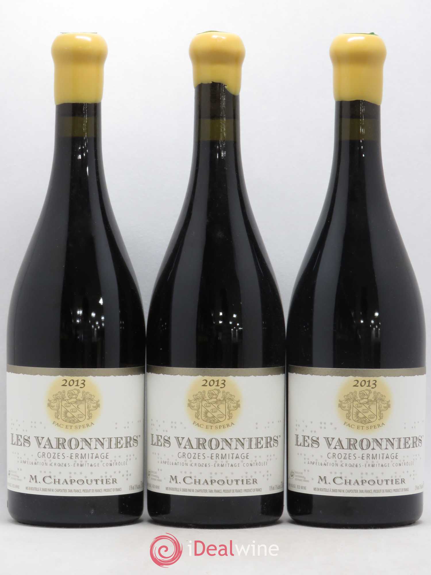 Crozes-Hermitage Les Varonniers Chapoutier 2013 - Lot de 3 bouteilles - 0