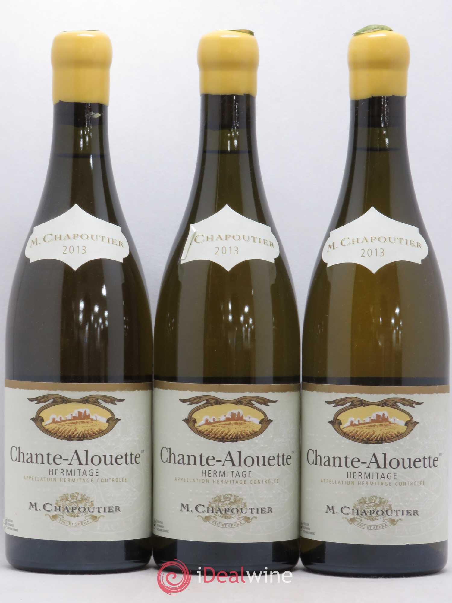 Hermitage Chante Alouette Chapoutier 2013 - Lot de 3 bouteilles - 0