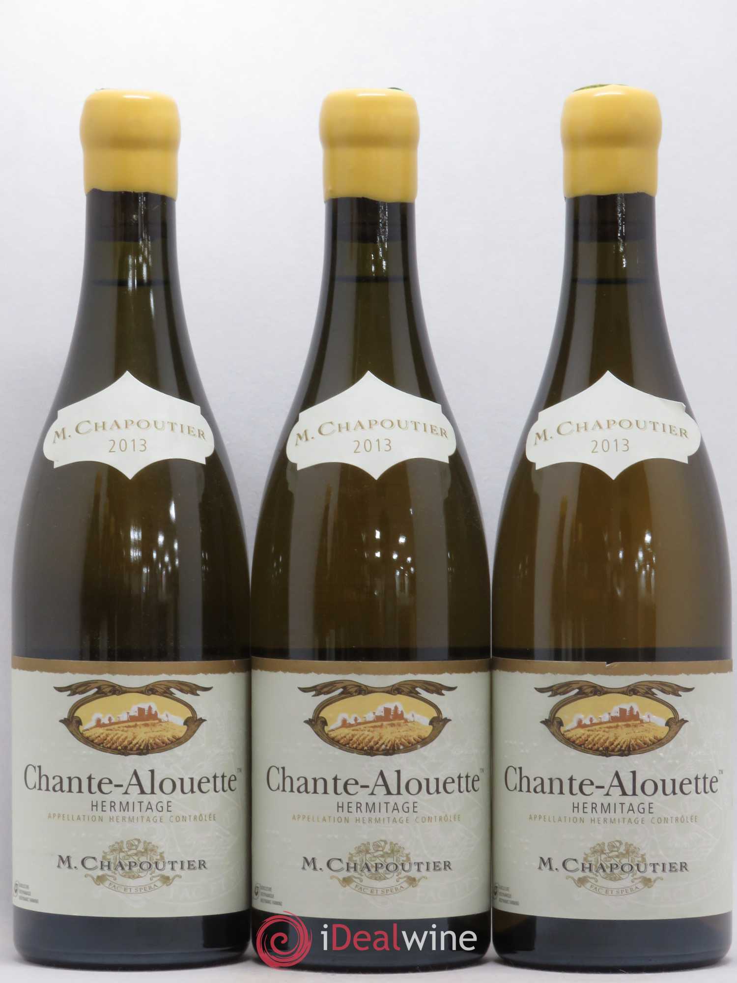 Hermitage Chante Alouette Chapoutier 2013 - Lot de 3 bouteilles - 0