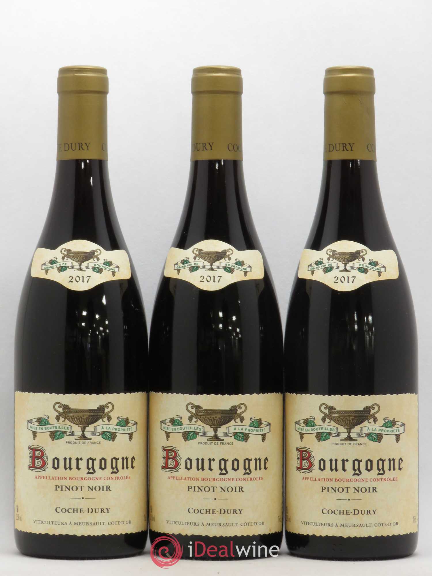 Bourgogne Coche Dury (Domaine) 2017 - Lot de 3 bouteilles - 0
