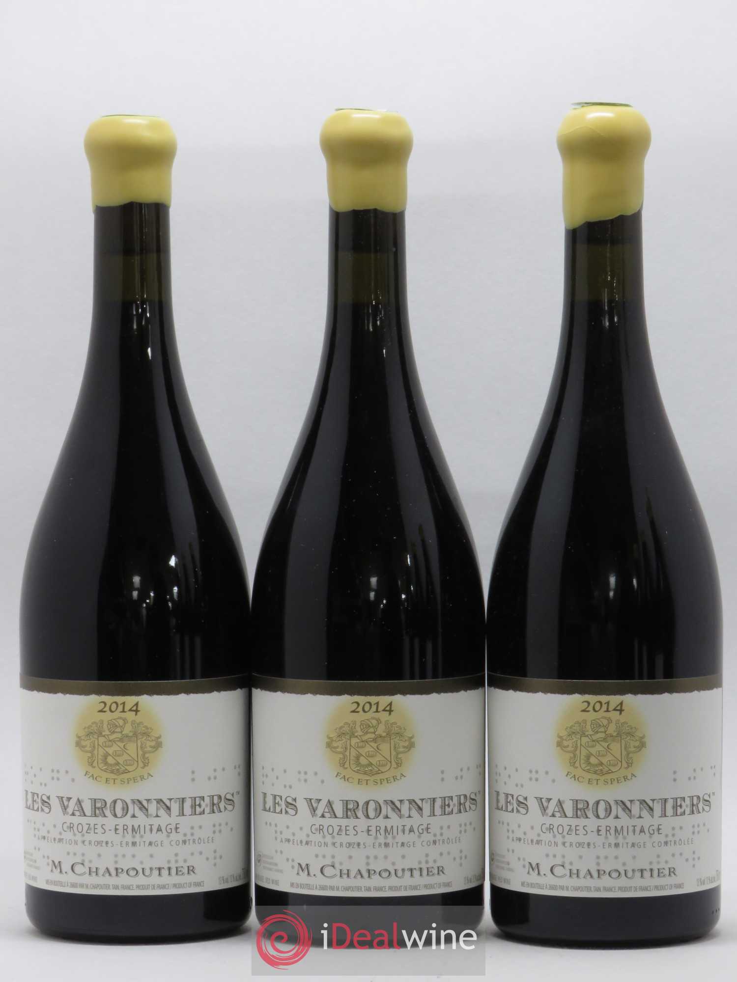 Crozes-Hermitage Les Varonniers Chapoutier 2014 - Lot de 6 bouteilles - 1