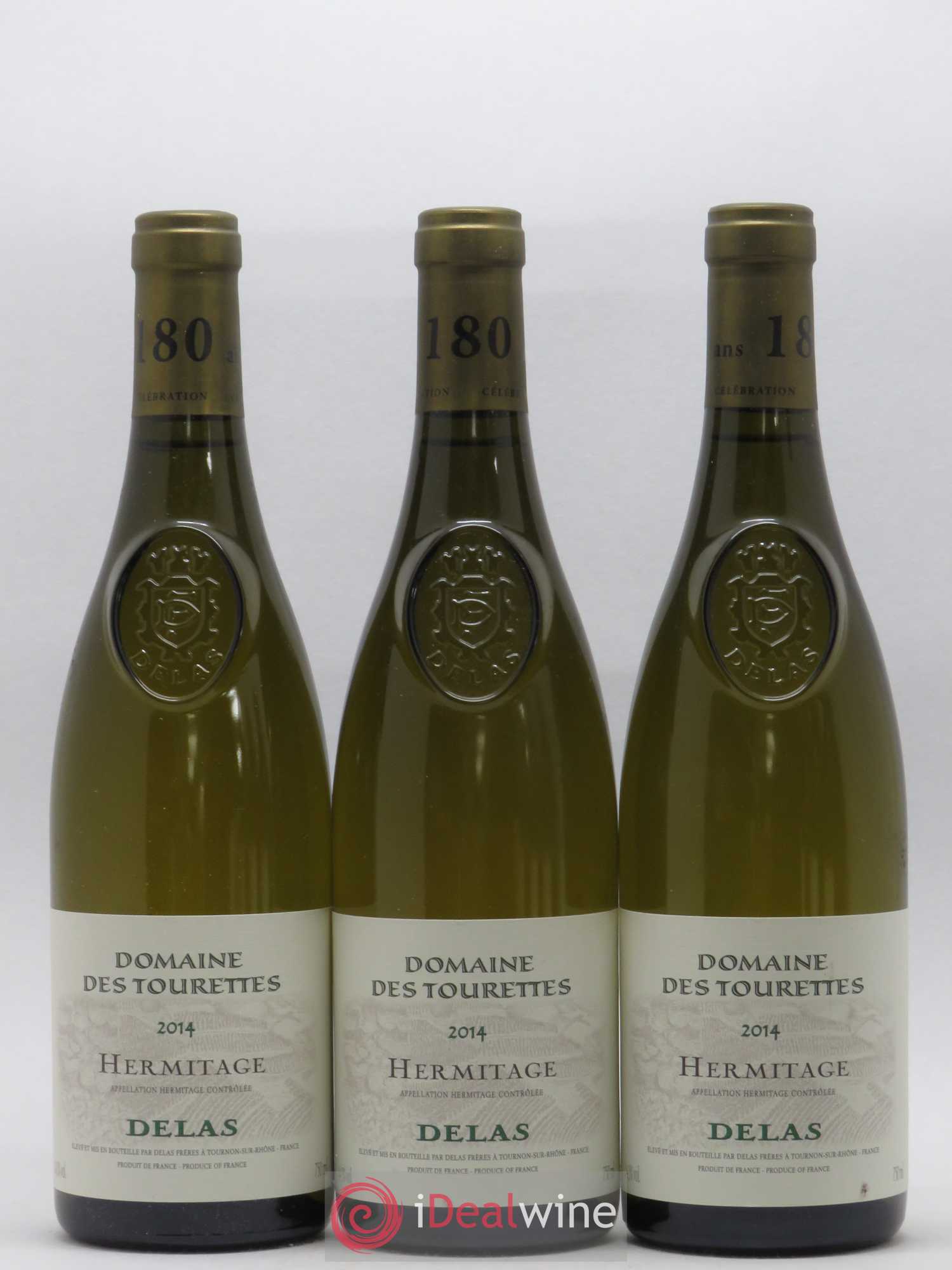 Hermitage Domaine des Tourettes  Delas Frères  (sans prix de réserve) 2014 - Lot de 6 bouteilles - 1