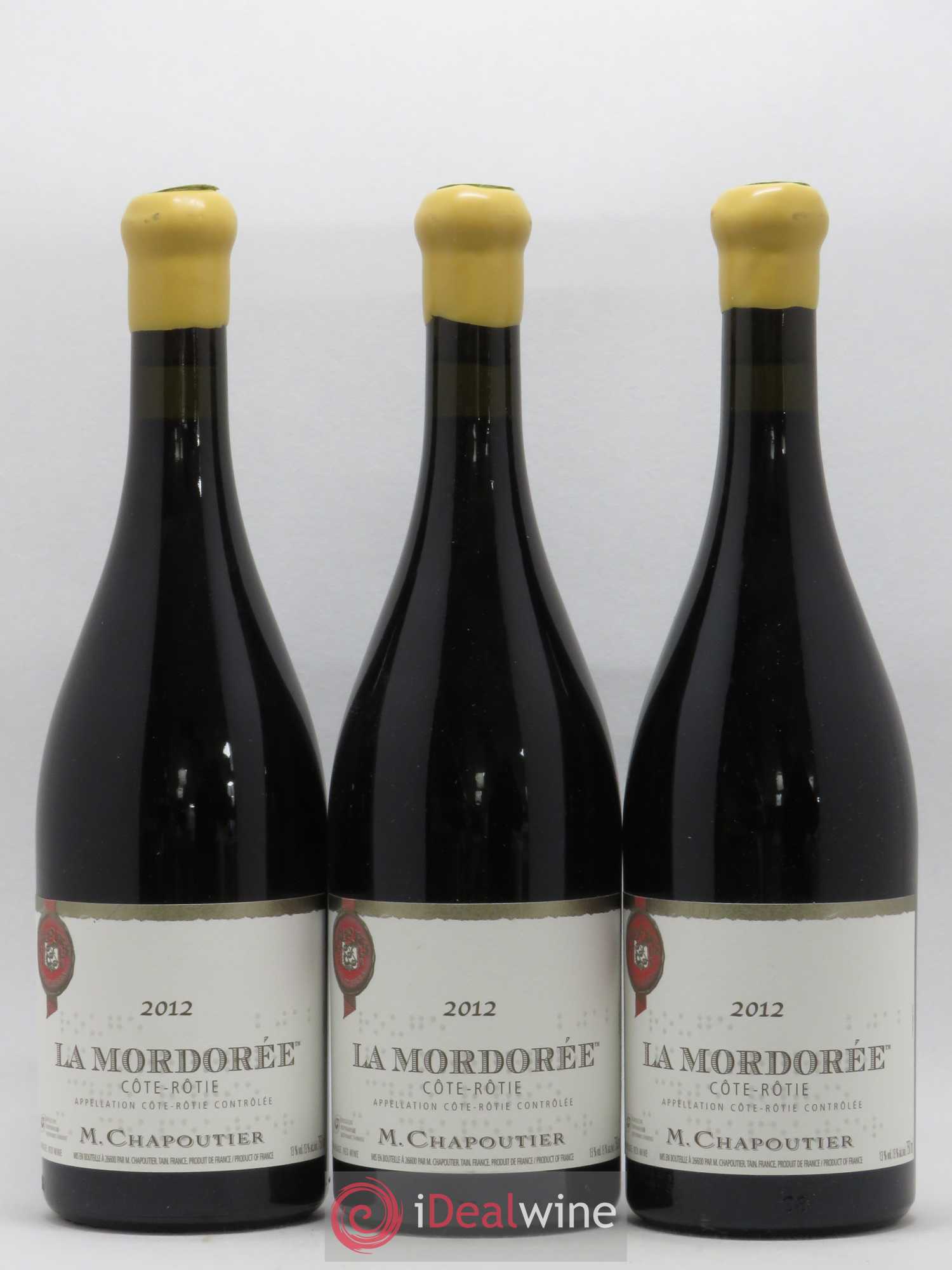 Côte-Rôtie La Mordorée Chapoutier 2012 - Lot de 3 bouteilles - 0