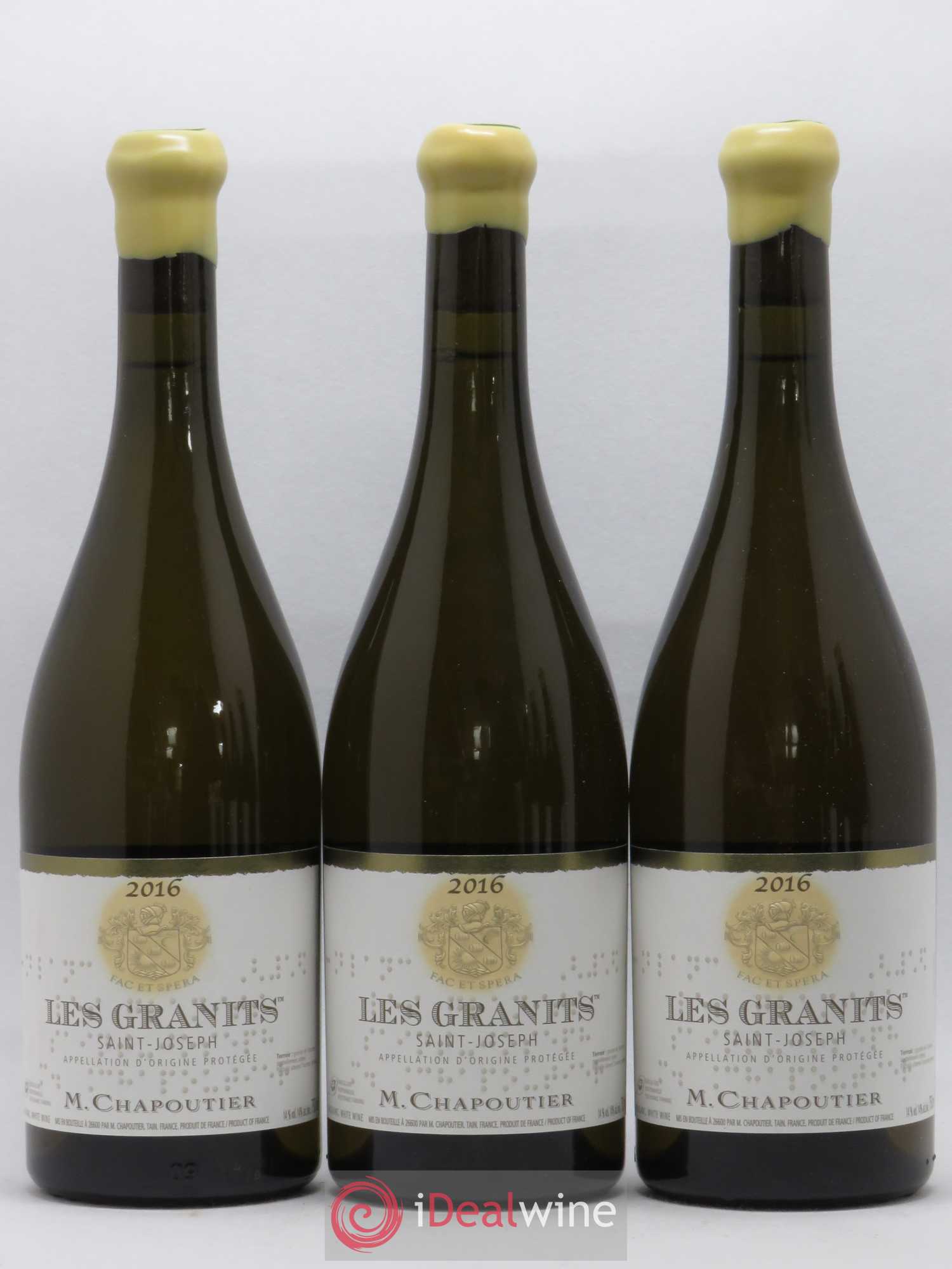 Saint-Joseph Les Granits Chapoutier 2016 - Lot de 6 bouteilles - 1