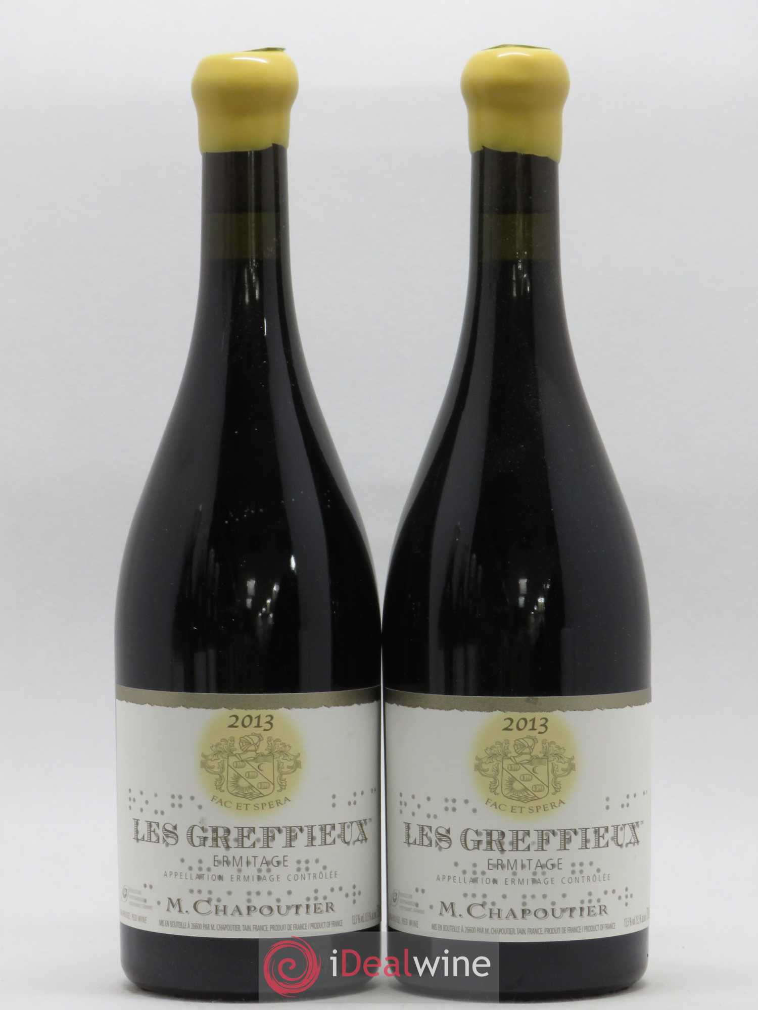 Hermitage Ermitage Les Greffieux Chapoutier 2013 - Lot de 2 bouteilles - 0