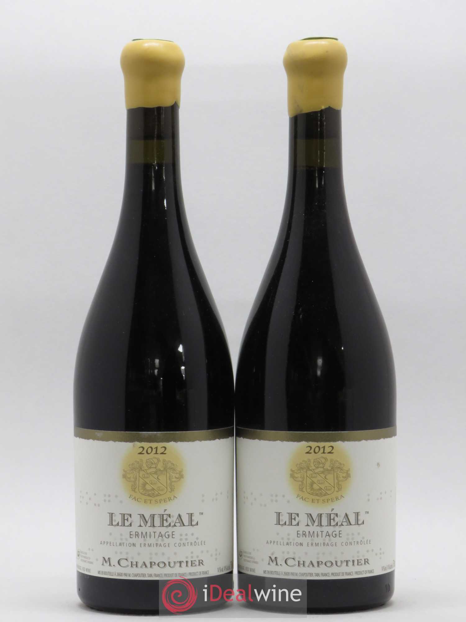 Hermitage Ermitage Le Méal Chapoutier 2012 - Lot de 2 bouteilles - 0