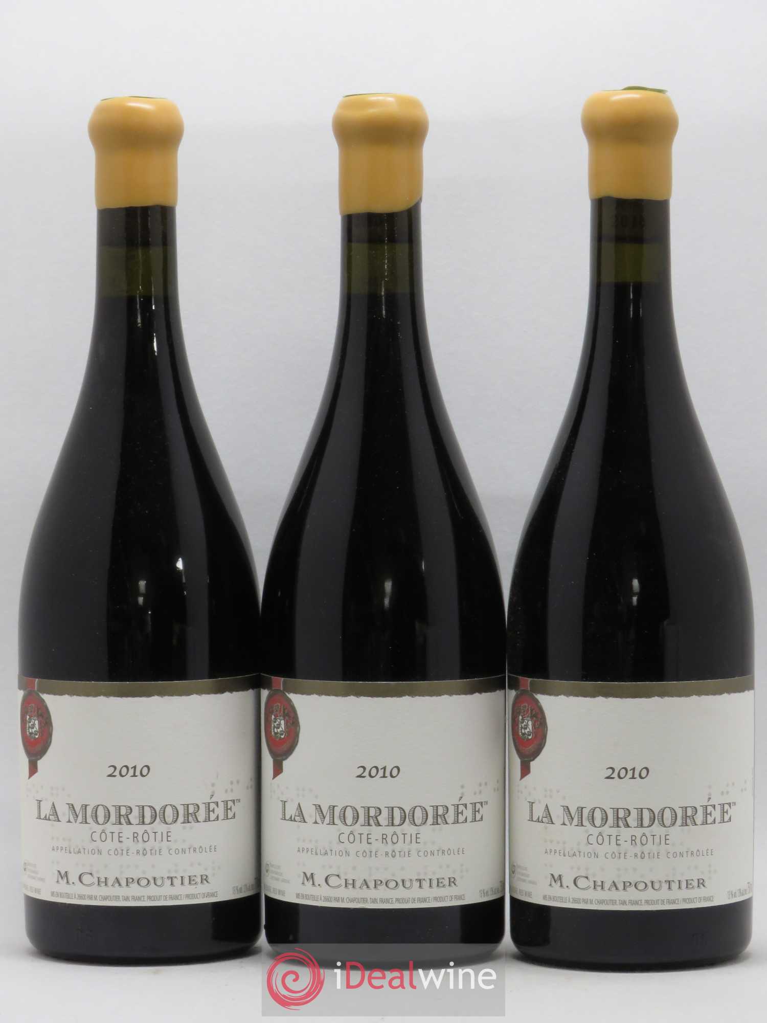 Côte-Rôtie La Mordorée Chapoutier 2010 - Lot de 3 bouteilles - 0