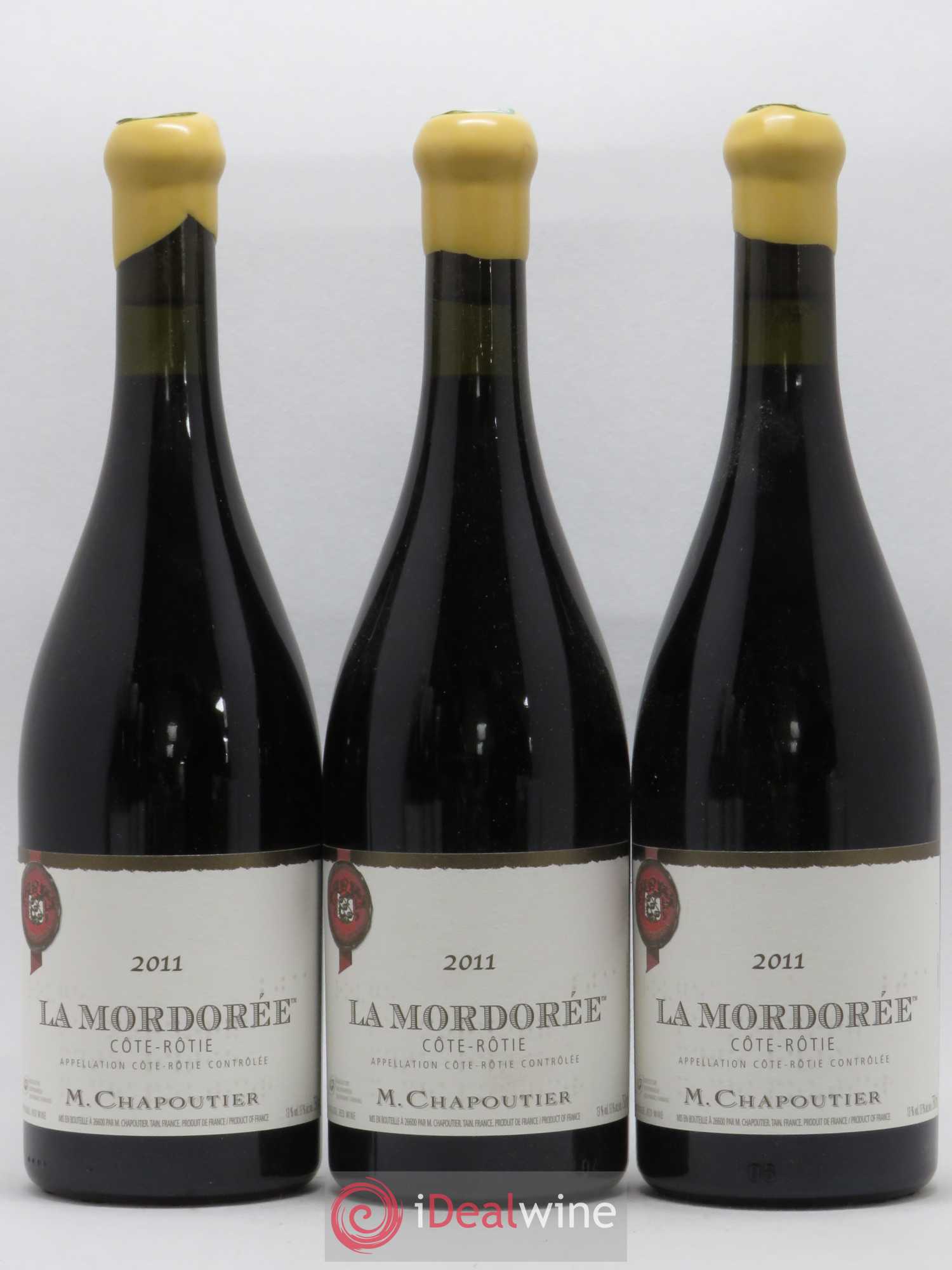 Côte-Rôtie La Mordorée Chapoutier 2011 - Lot de 3 bouteilles - 0