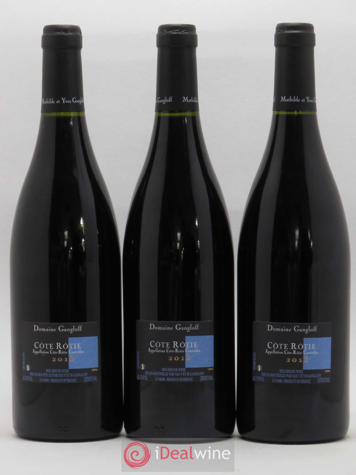 Côte-Rôtie La Barbarine Gangloff (Domaine) 2013 - Lot de 3 bouteilles - 1
