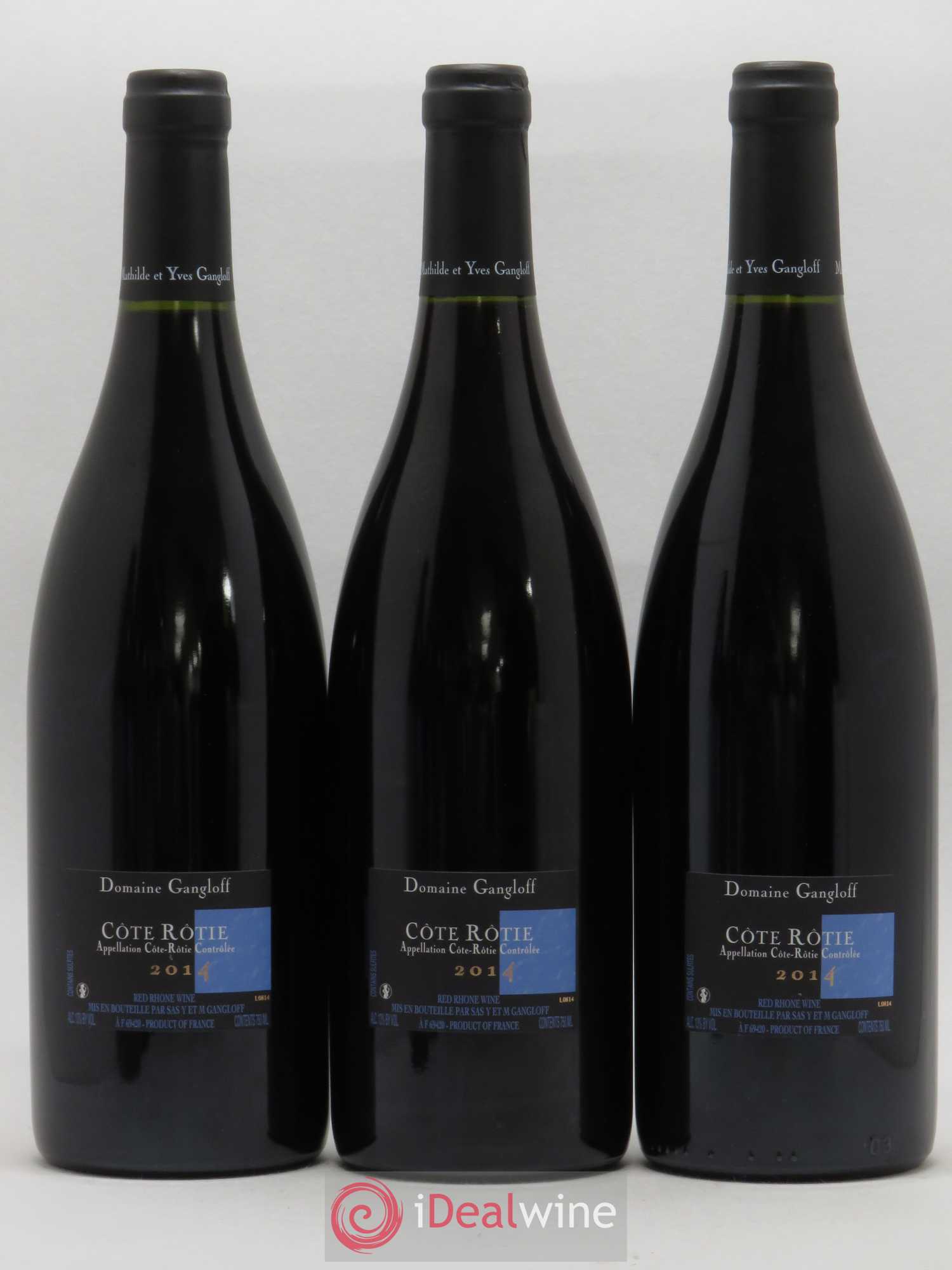 Côte-Rôtie La Barbarine Gangloff (Domaine) 2014 - Lot de 3 bouteilles - 1