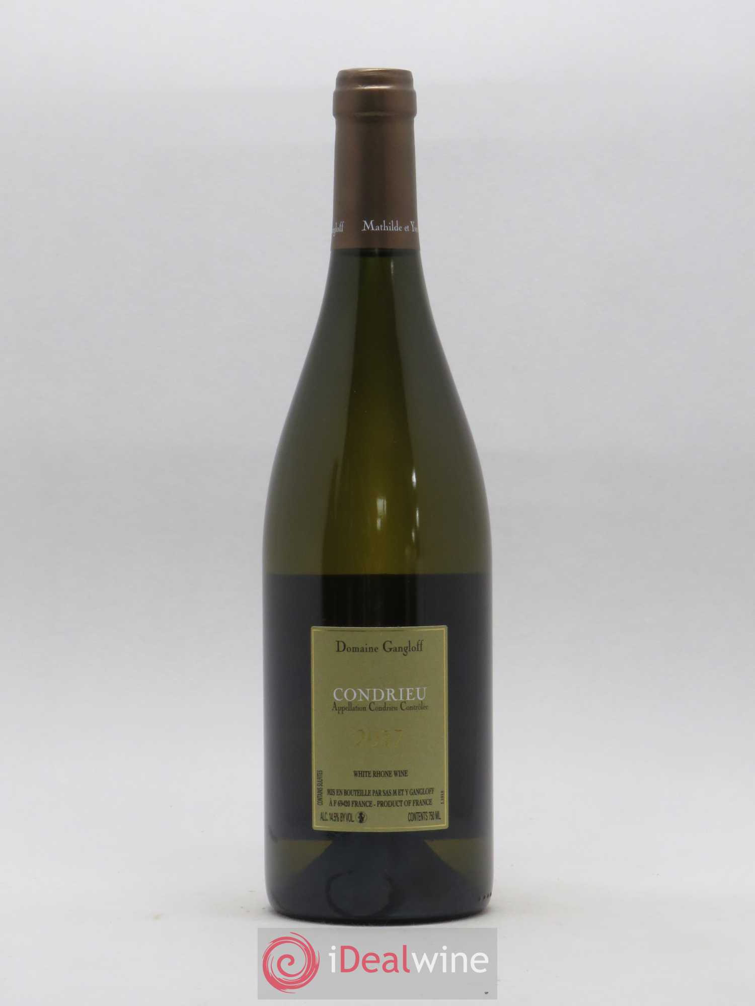 Condrieu Domaine Gangloff (Domaine) 2017 - Lot de 1 bouteille - 1