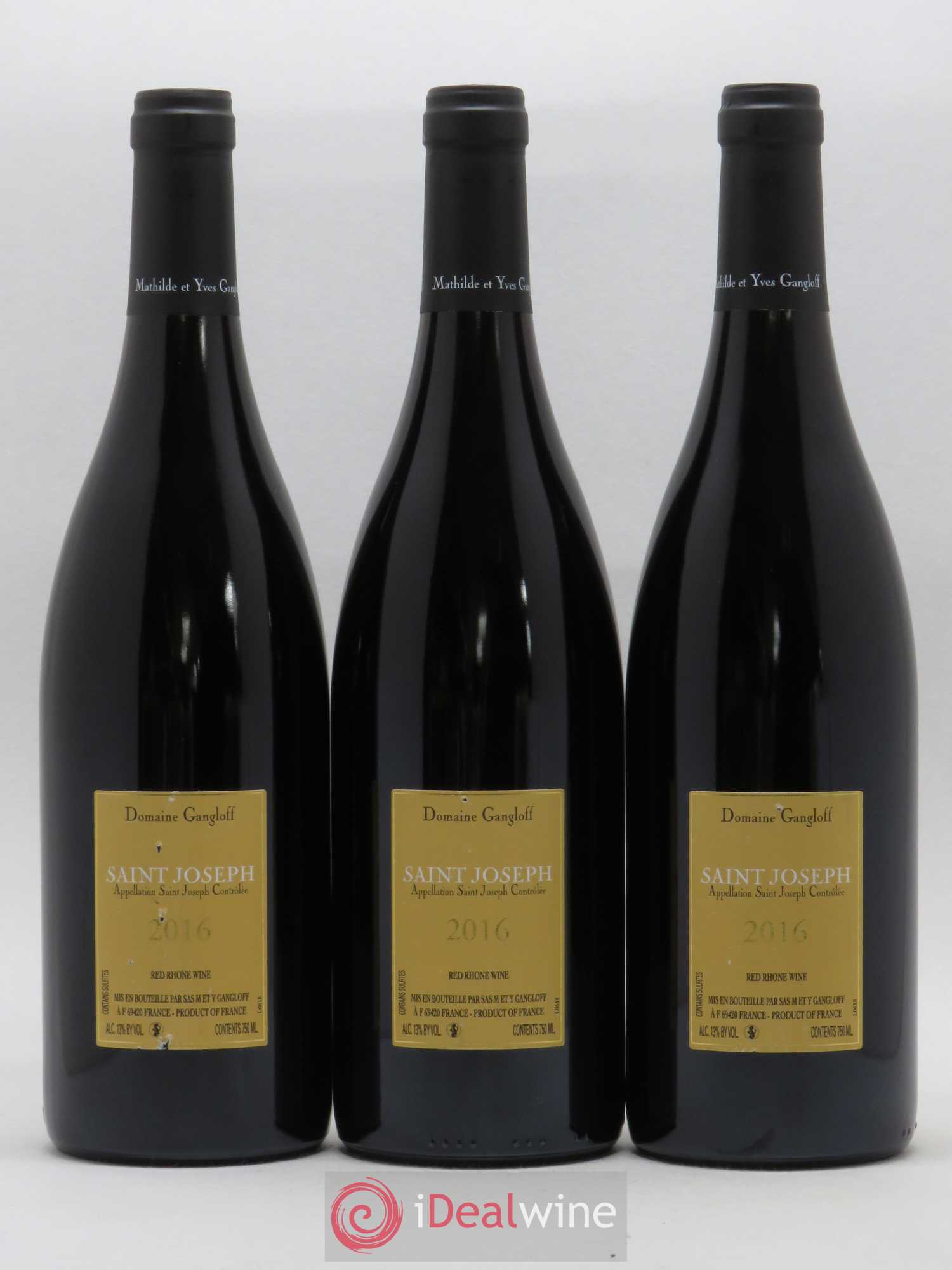 Saint-Joseph Gangloff (Domaine) 2016 - Lot de 3 bouteilles - 1
