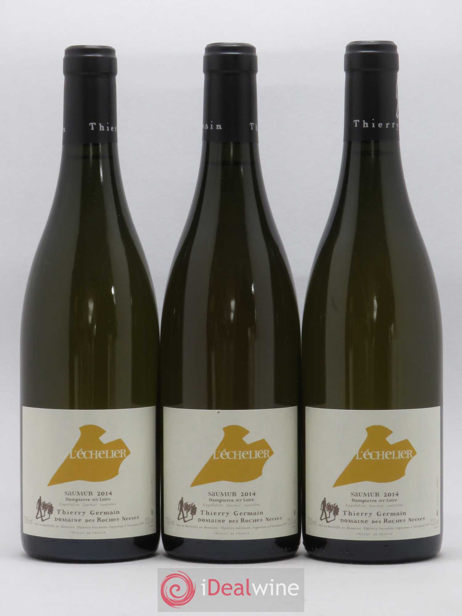Saumur l'Echelier Domaine des Roches Neuves - Thierry Germain 2014 - Lot de 3 bouteilles - 0