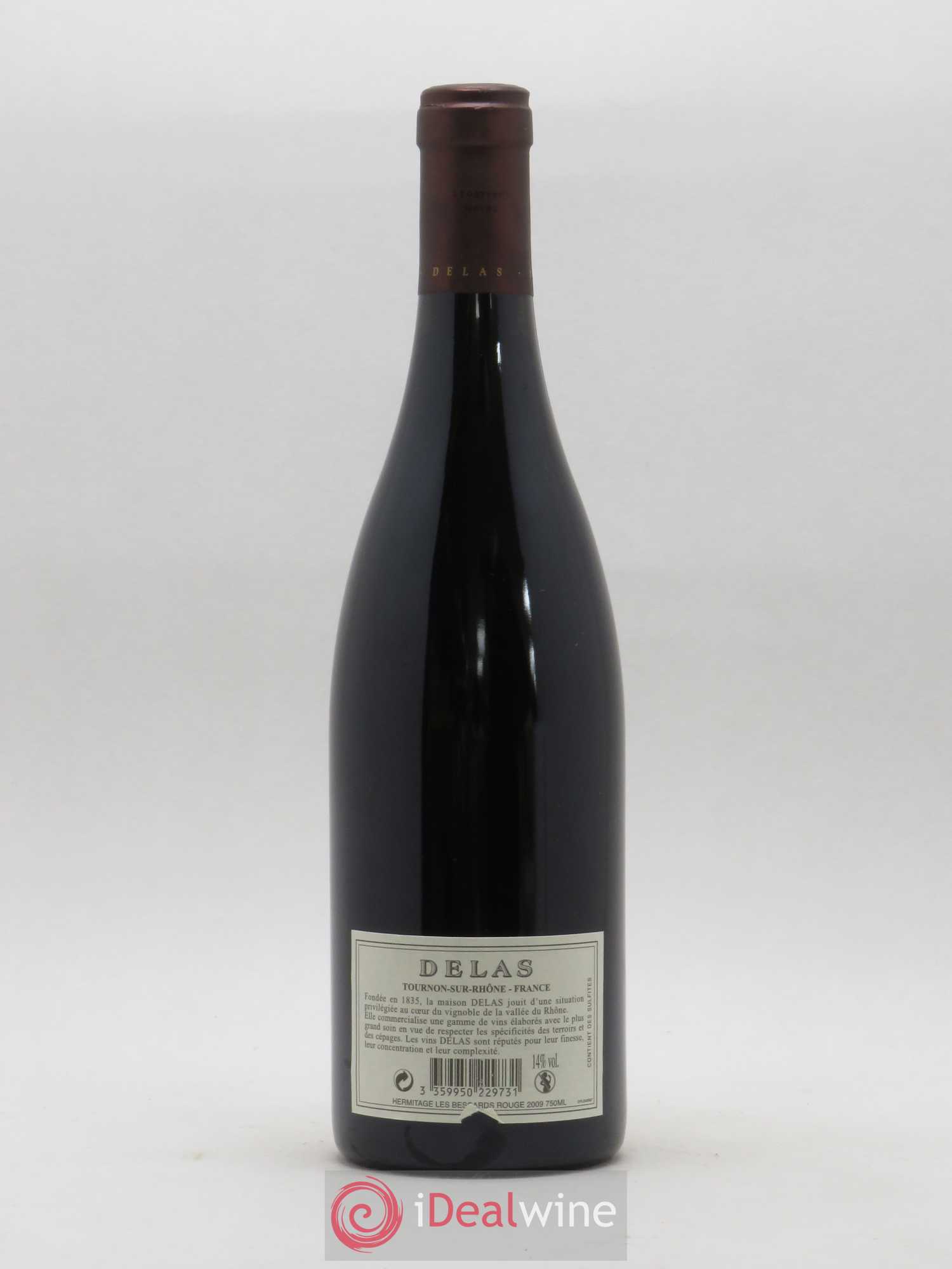 Hermitage Les Bessards Delas Frères 2009 - Lot de 1 bouteille - 1