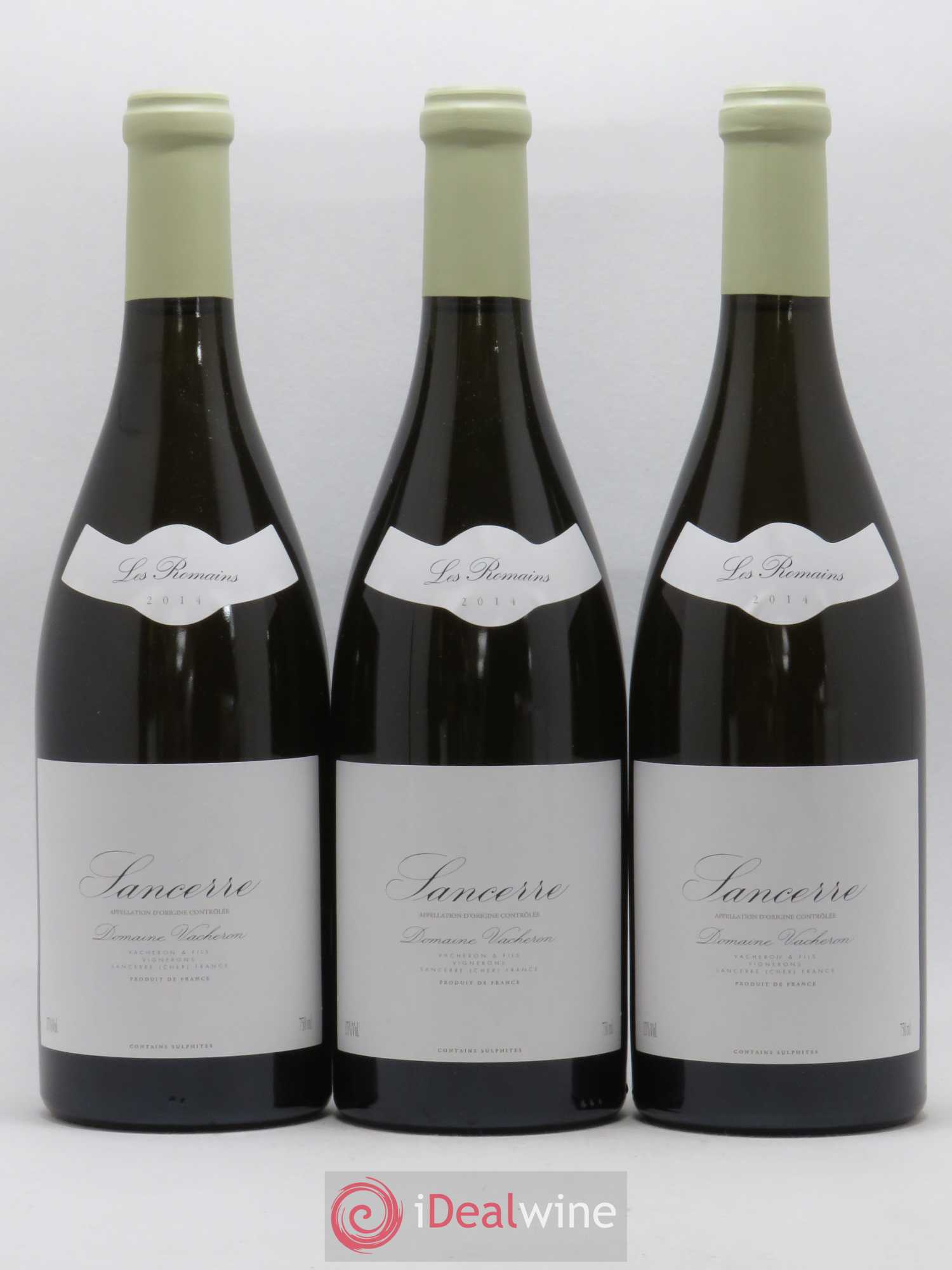 Sancerre Les Romains Domaine Vacheron et Fils 2014 - Lot de 3 bouteilles - 0