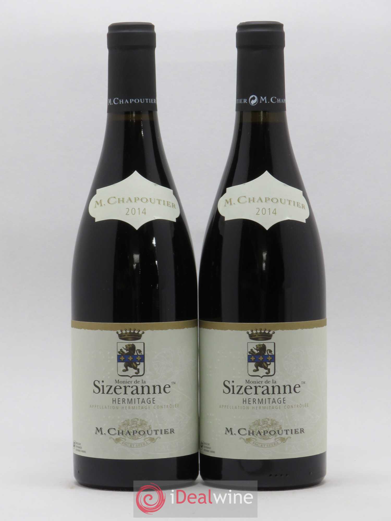 Hermitage Monier de La Sizeranne Chapoutier 2014 - Lot de 2 bouteilles - 0
