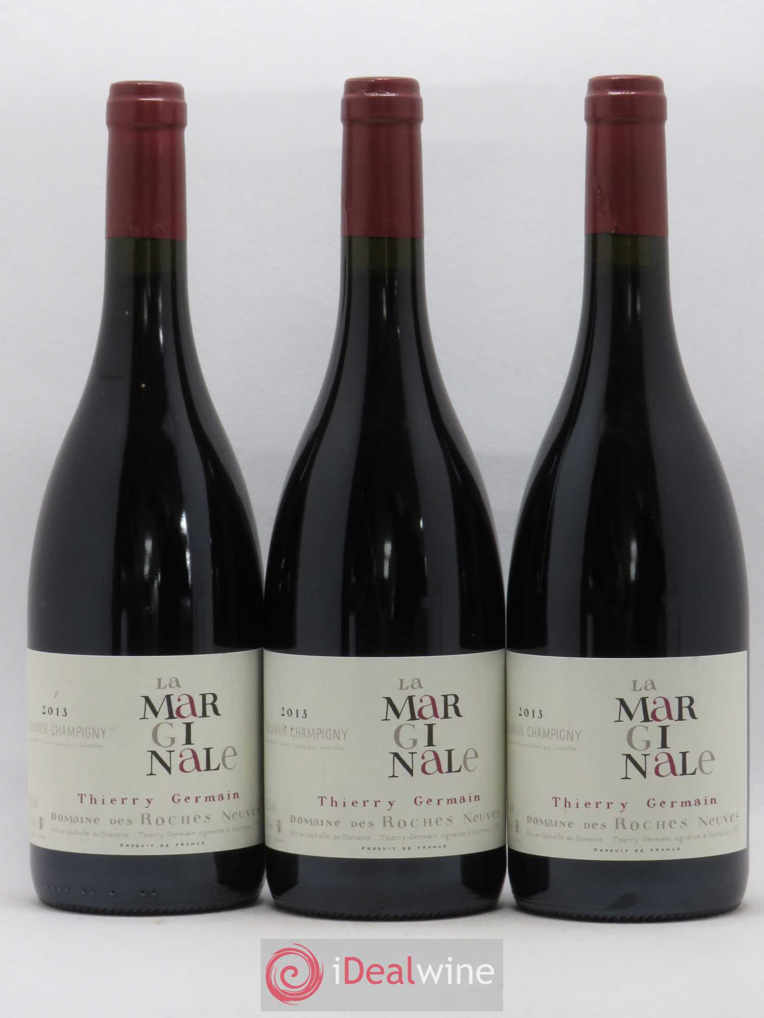 Saumur-Champigny La Marginale Domaine des Roches Neuves - Thierry Germain 2013 - Lot de 3 bouteilles - 0