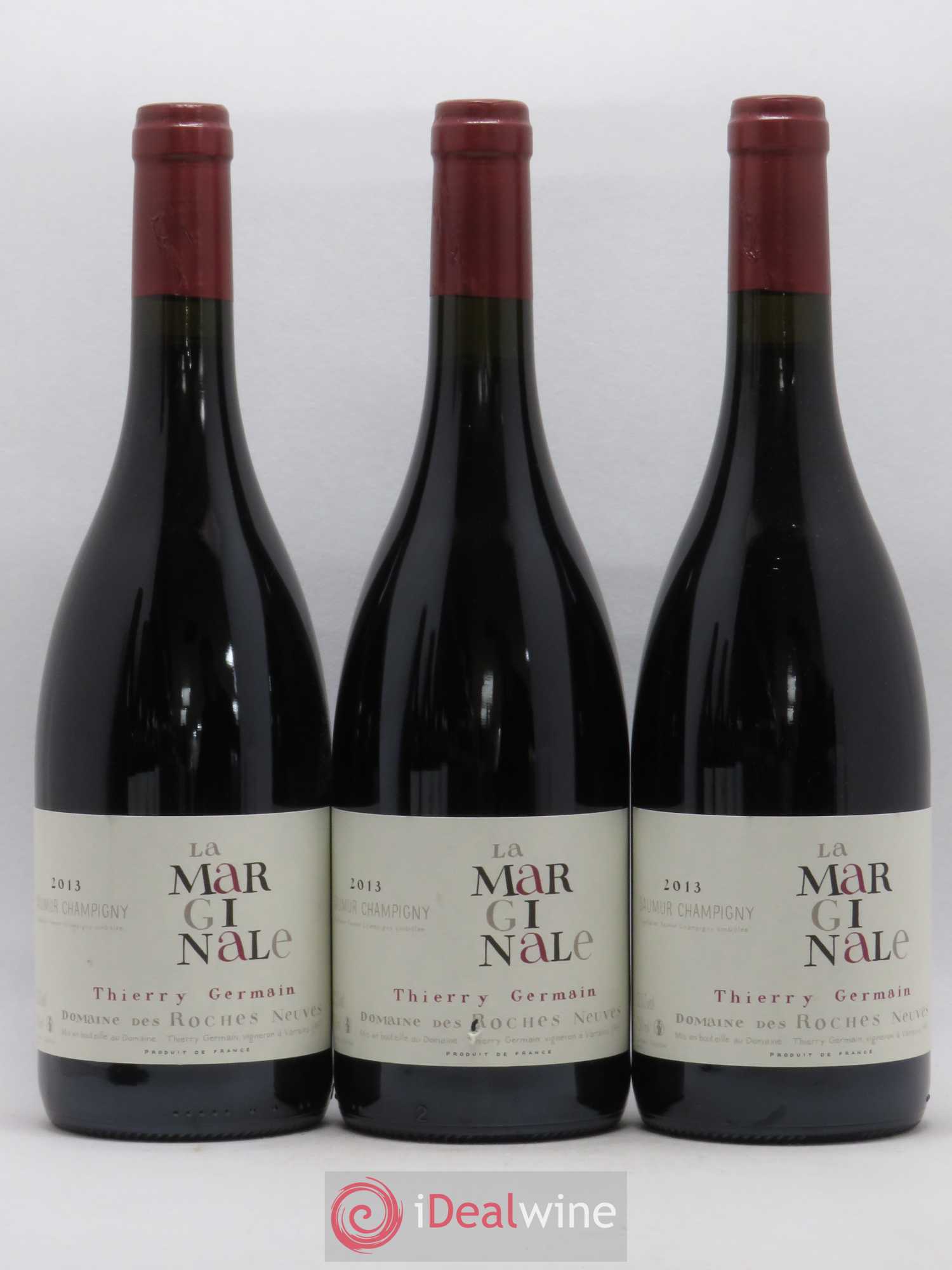 Saumur-Champigny La Marginale Domaine des Roches Neuves - Thierry Germain 2013 - Lot de 3 bouteilles - 0