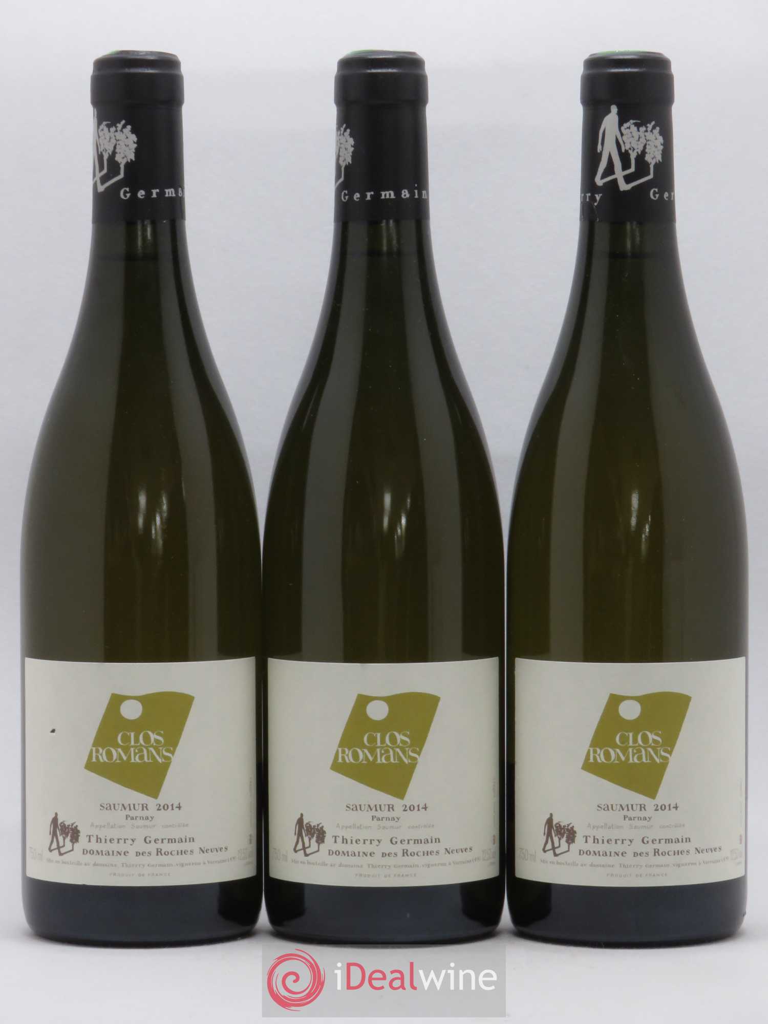Saumur Clos Romans Domaine des Roches Neuves - Thierry Germain 2014 - Lot de 3 bouteilles - 0